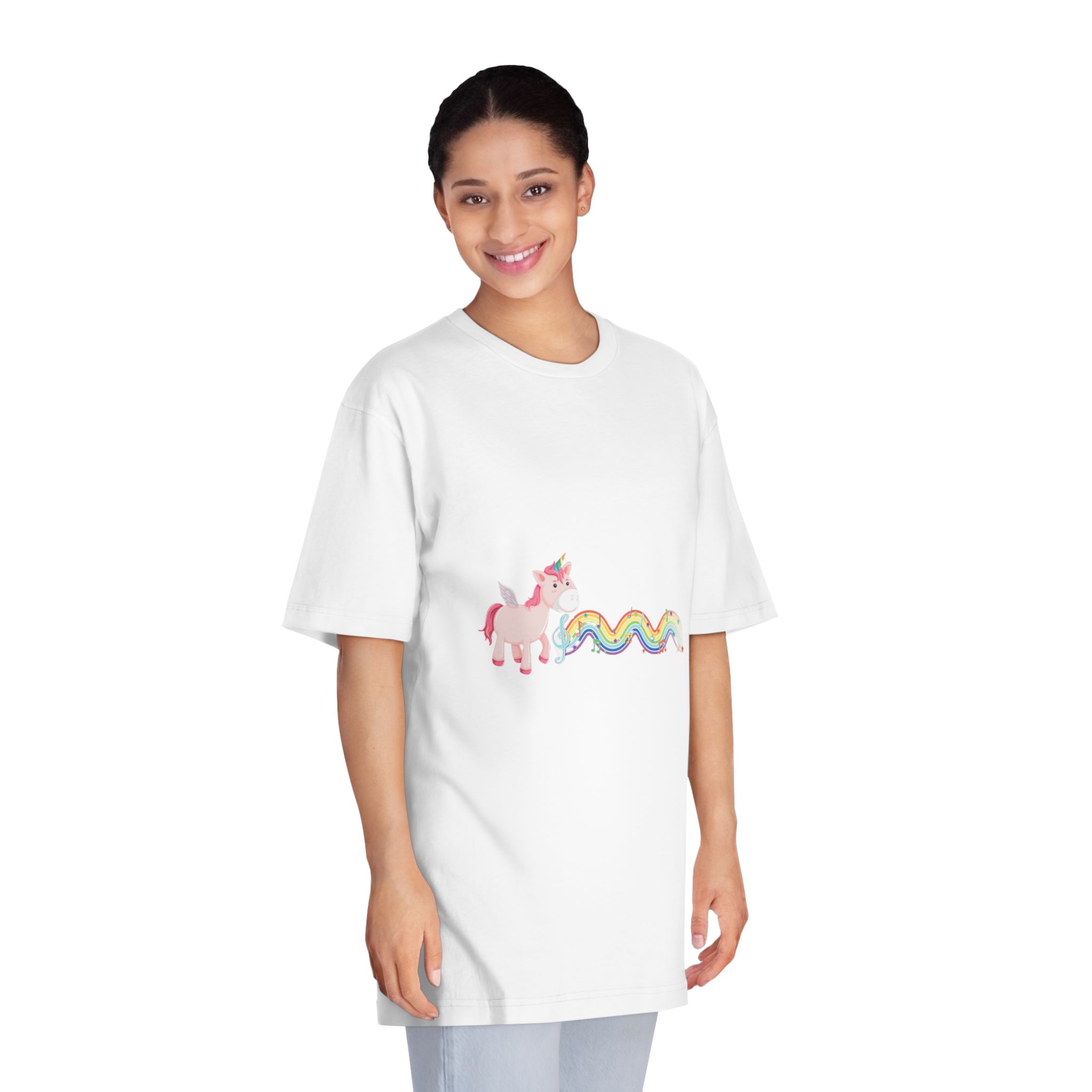 Unicorn V678 Unisex Classic Crewneck T Shirt - Image 3