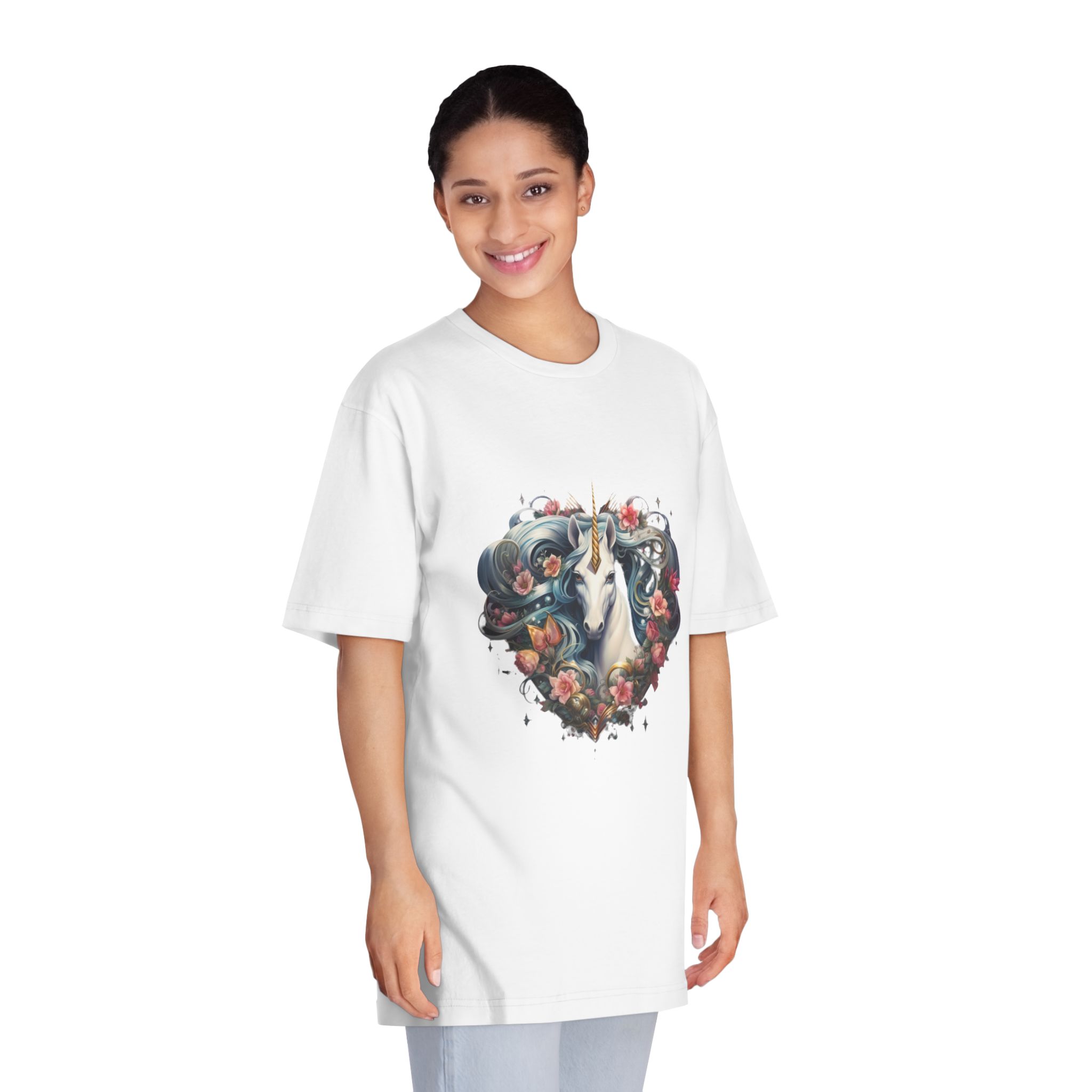 Unicorns 211 Unisex Classic Crewneck T Shirt - Image 3