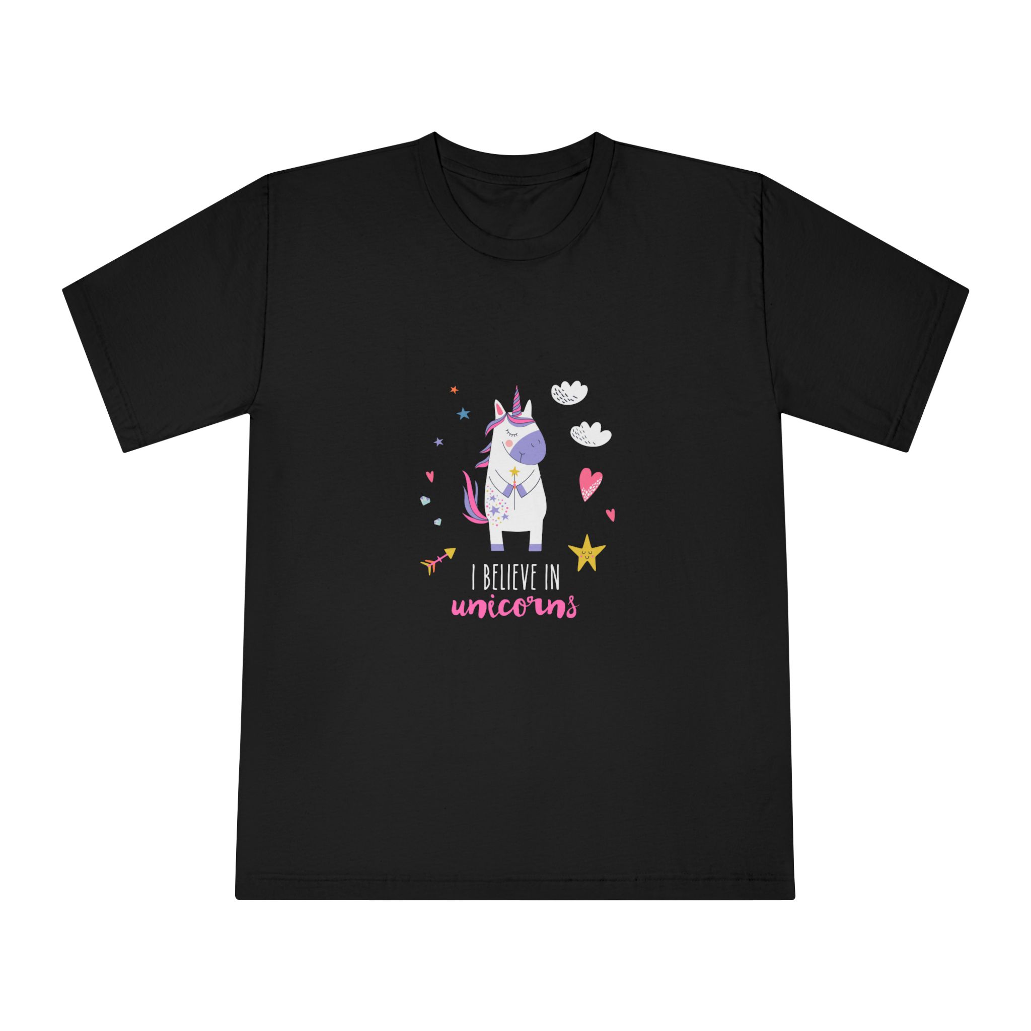 I Belive In Unicorns 1624293 Unisex Classic Crewneck T Shirt - Image 5