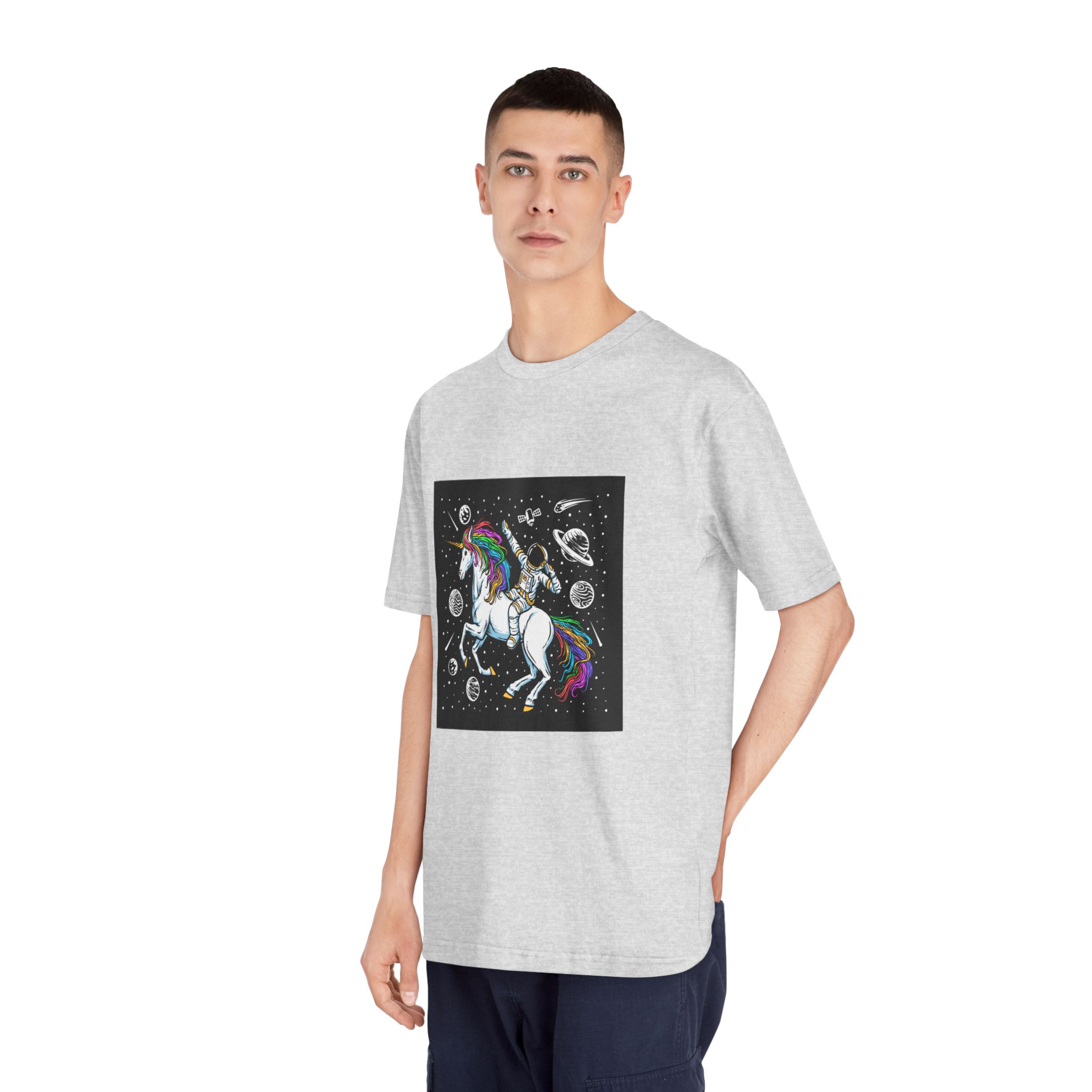 Astronaut Unicorn Unisex Classic Crewneck T Shirt - Image 16