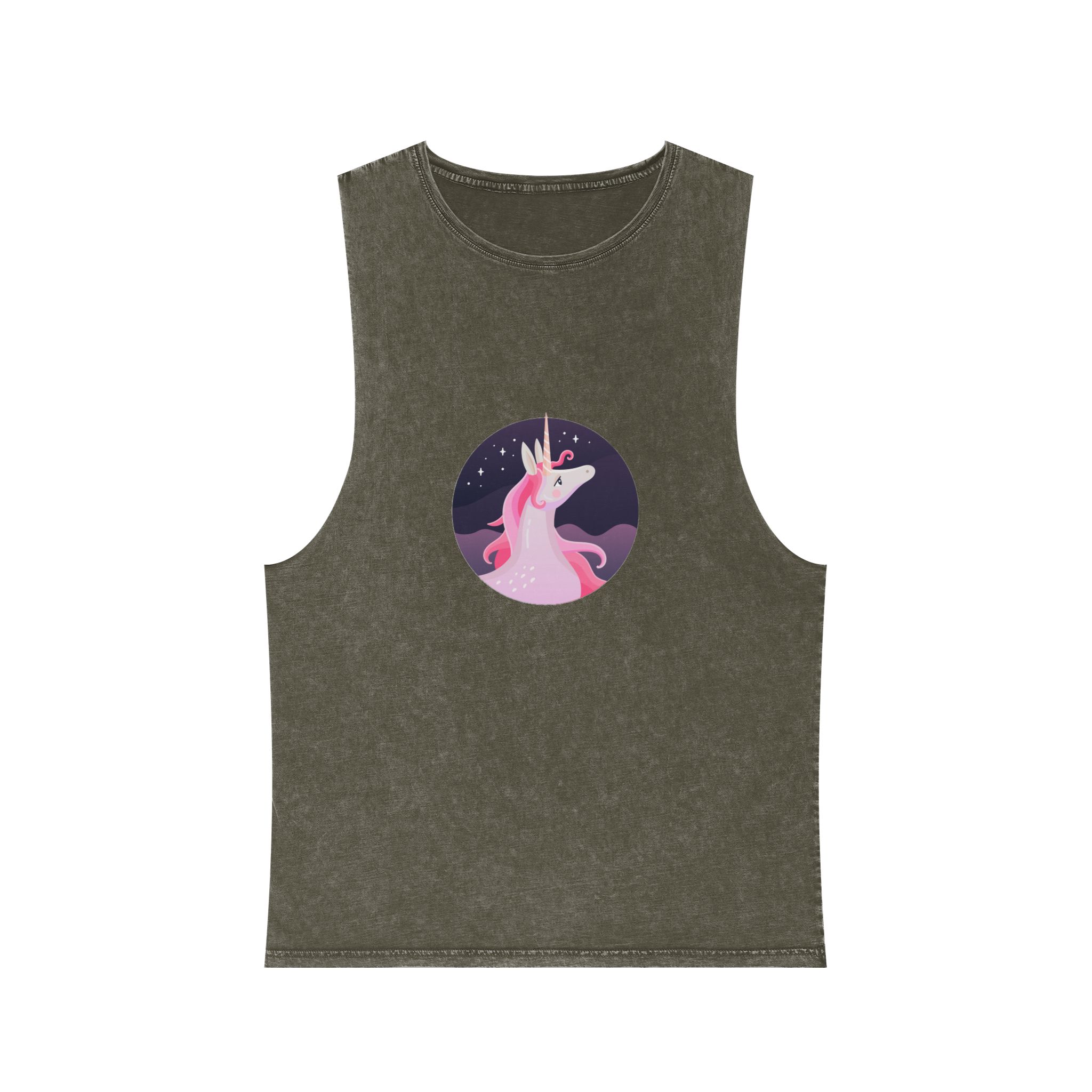 Unicorn V288 Unisex Stonewash Tank Top - Image 5