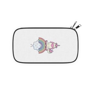 Cute Adorable Unicorn With Clouds Rainbow Passport Wallet