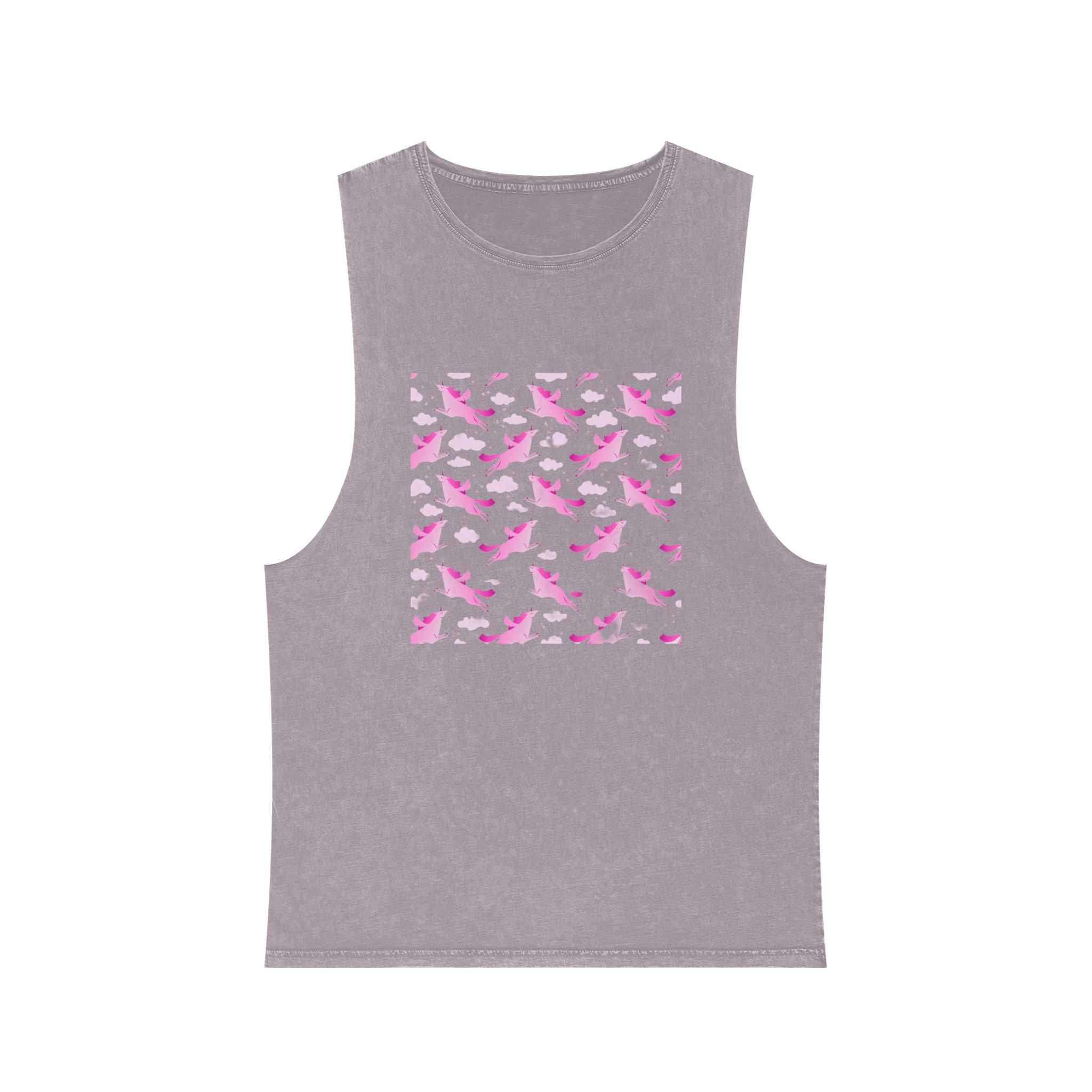Unicorn V512 Unisex Stonewash Tank Top - Image 17