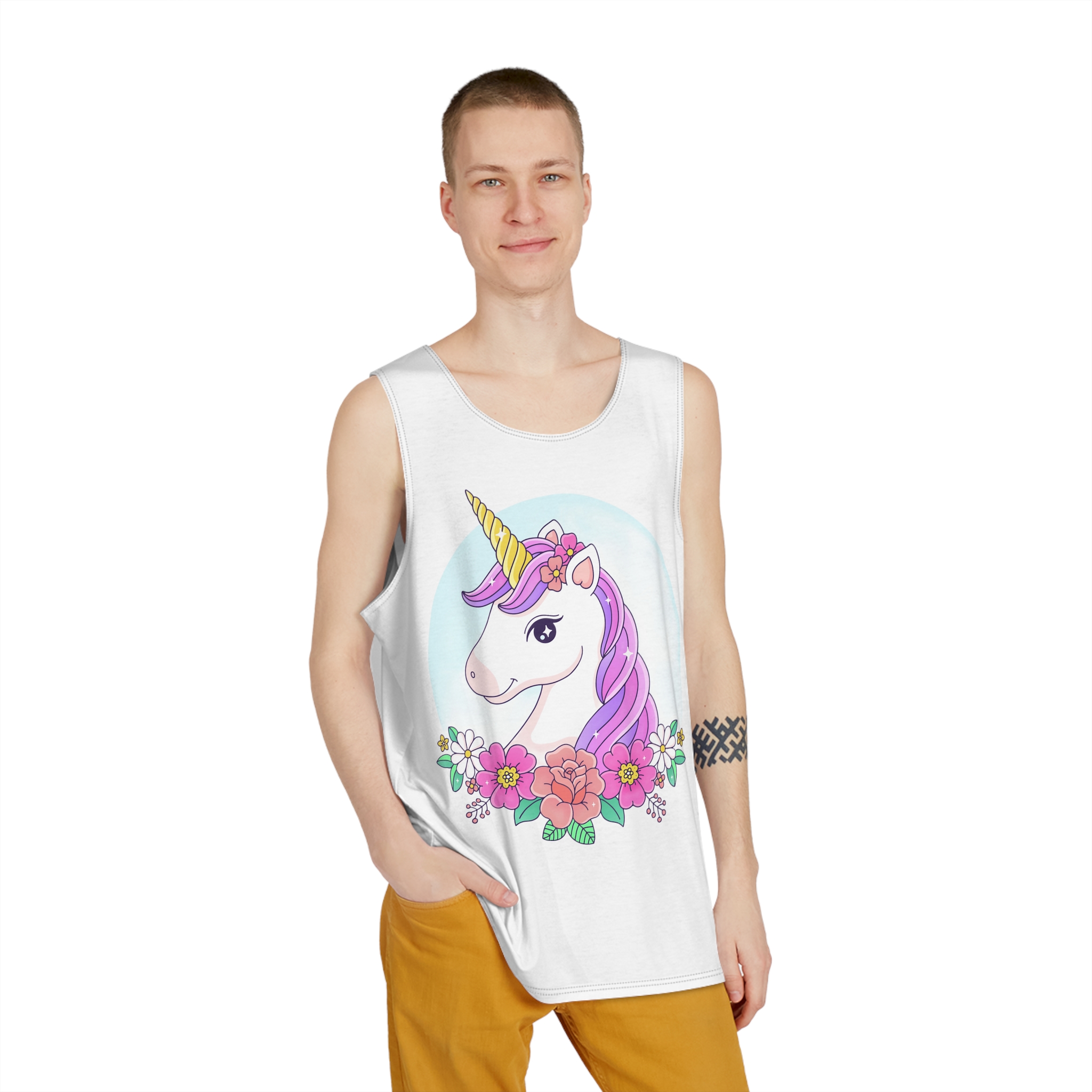 Unicorn V690 Mens Tank Aop - Image 3