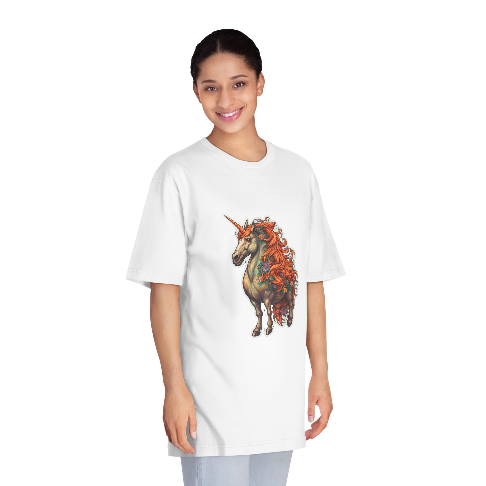 Unicorns 238 Unisex Classic Crewneck T Shirt - Image 3