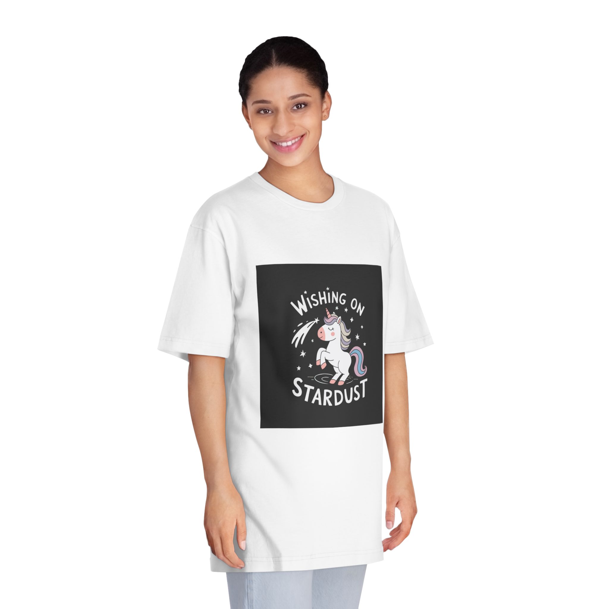 Wishing On Stardust Unisex Classic Crewneck T Shirt - Image 3