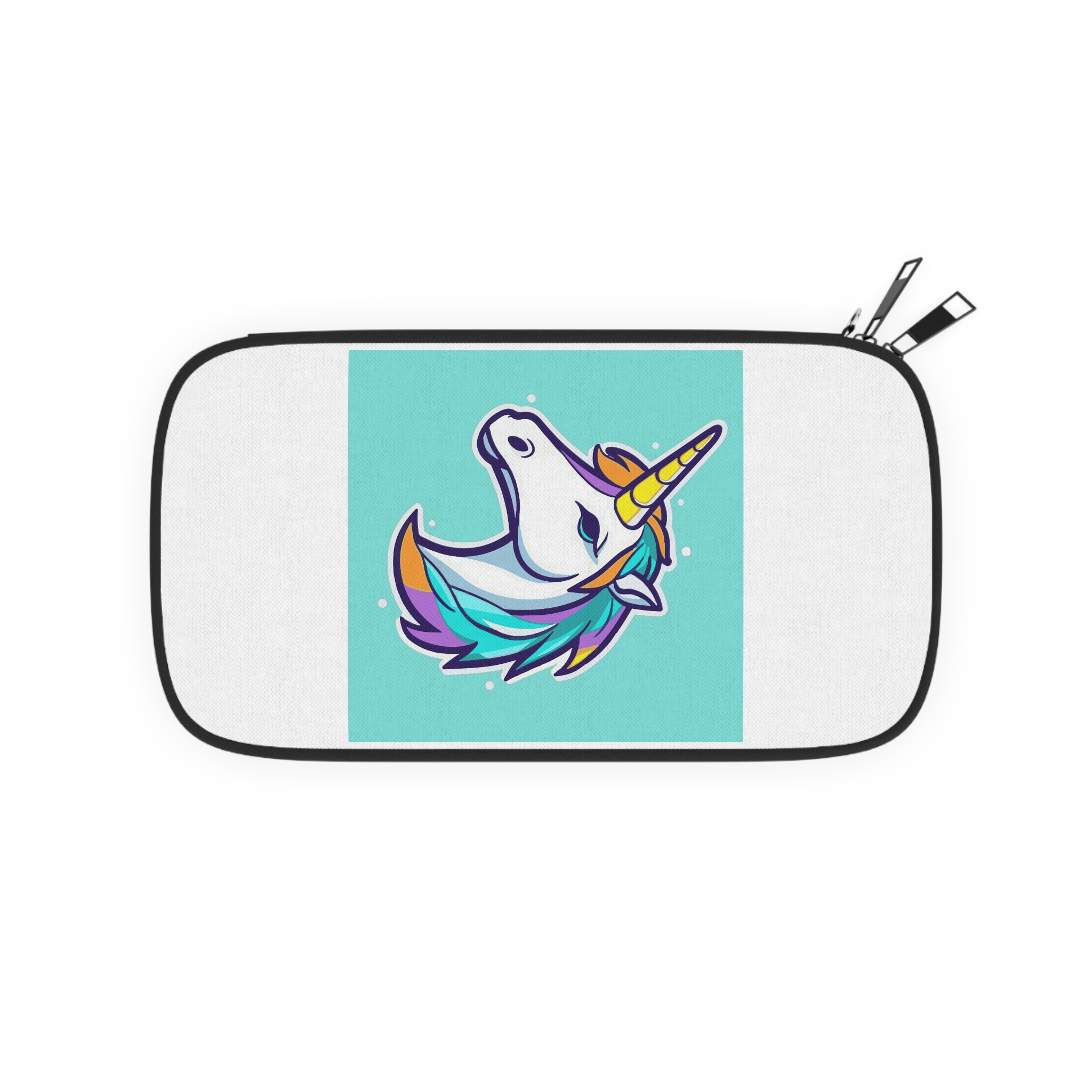 Cartoon Unicorn Head Vector With Maximum 16 Colors I 3 Passport Wallet