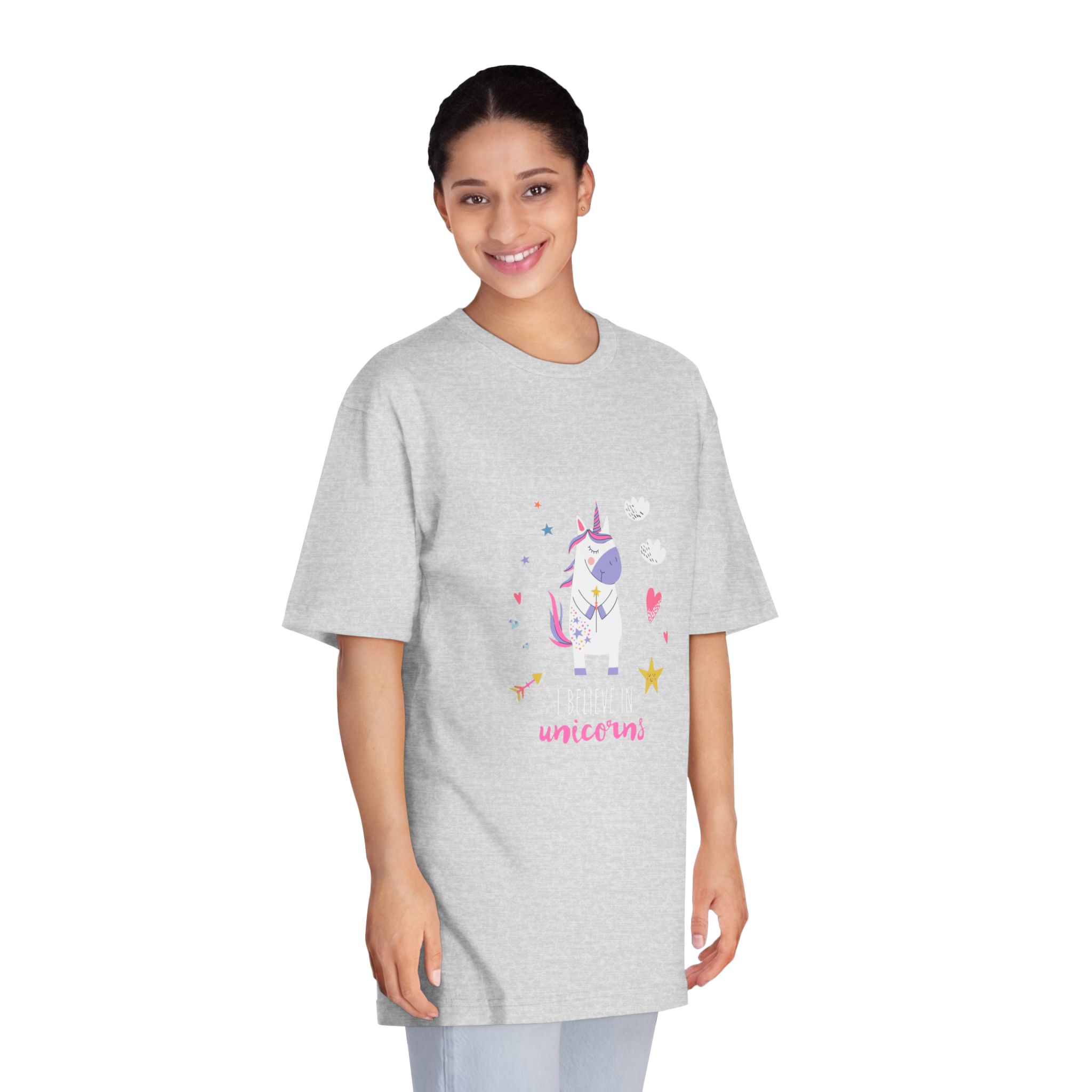 I Belive In Unicorns 1624293 Unisex Classic Crewneck T Shirt - Image 15