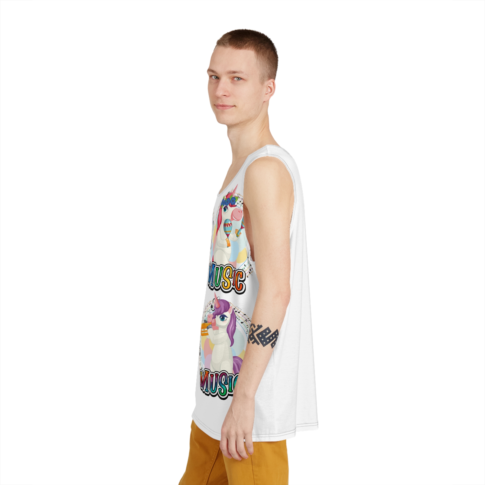 Unicorn V783 Mens Tank Aop