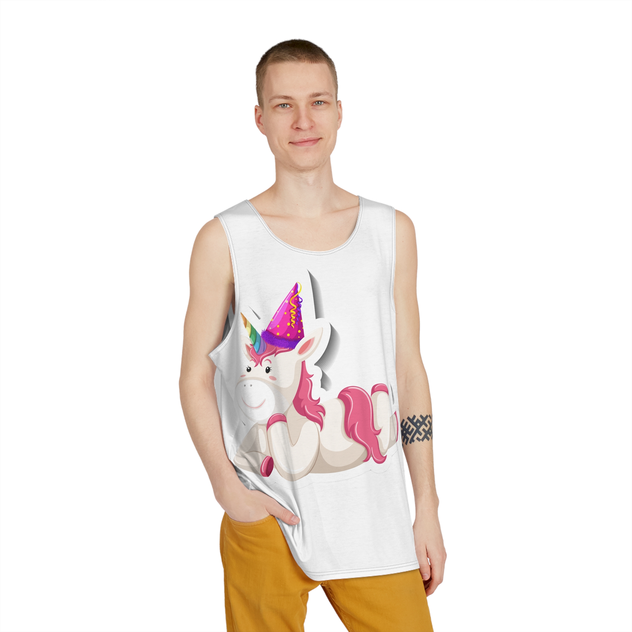 Unicorn V645 Mens Tank Aop - Image 3
