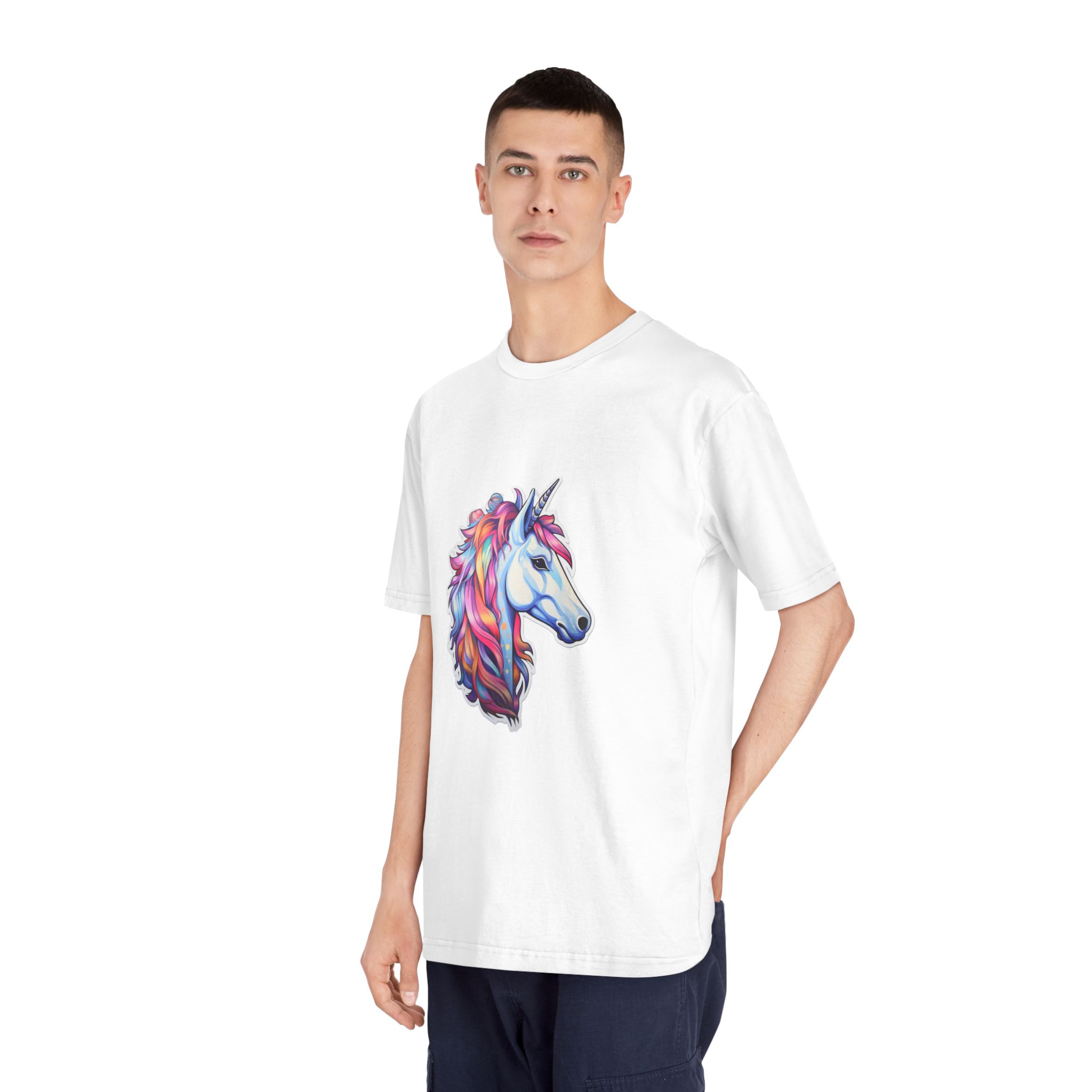 Unicorns 268 Unisex Classic Crewneck T Shirt - Image 4