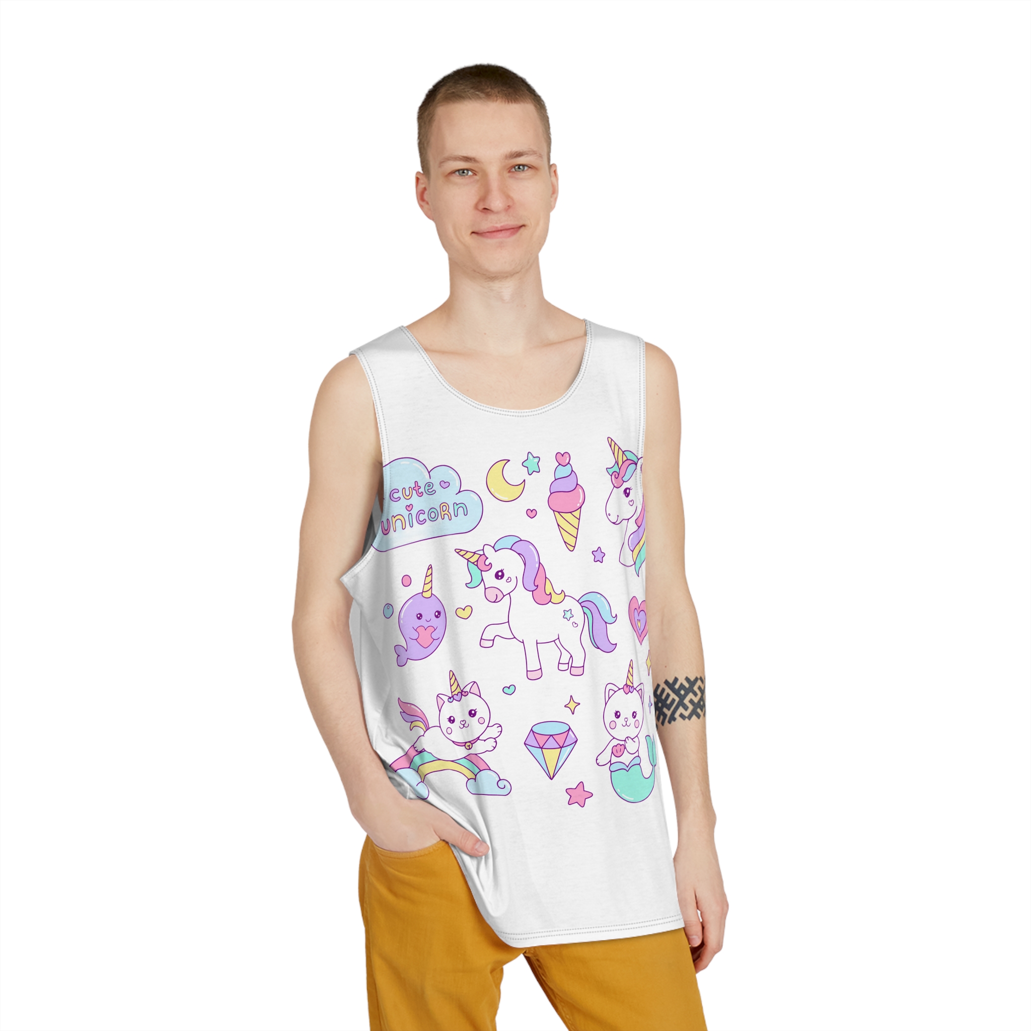Unicorn V695 Mens Tank Aop - Image 3