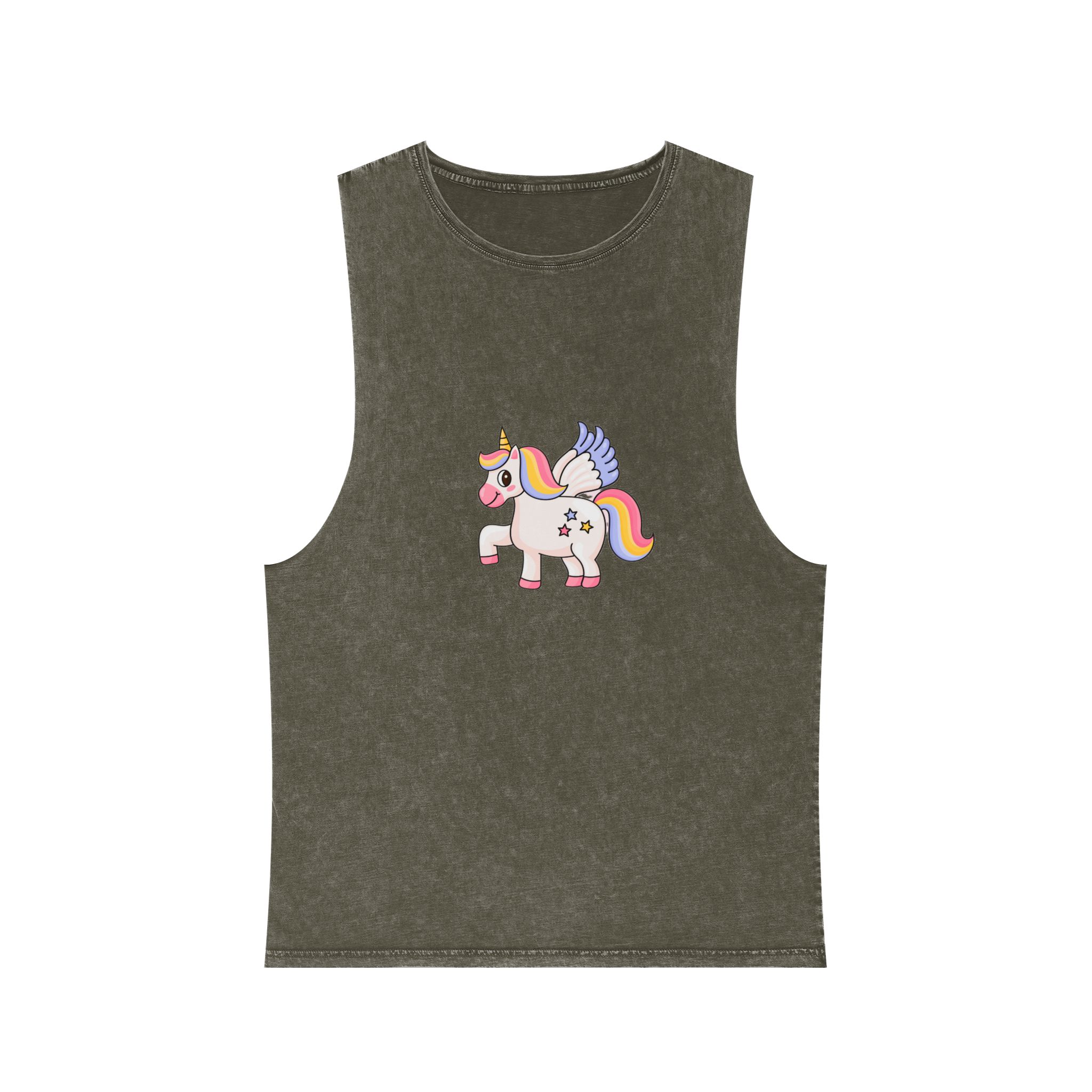 Unicorn V455 Unisex Stonewash Tank Top - Image 5