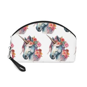Unicorn With Flower Crown (2) Makeup Bag