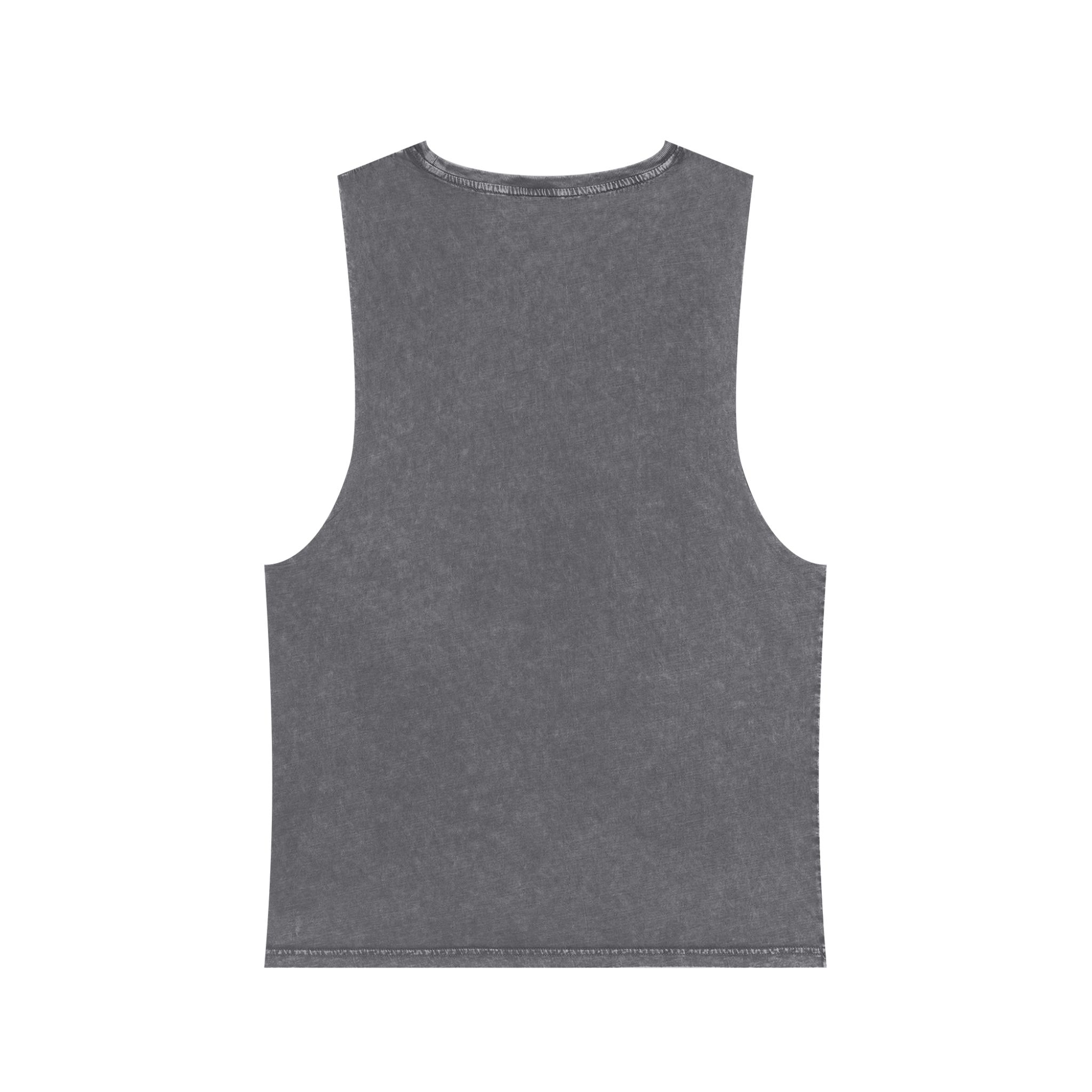 Cartoon Unicorn With Rainbow Wings Top Mountain Background Generative Ai Unisex Stonewash Tank Top - Image 10