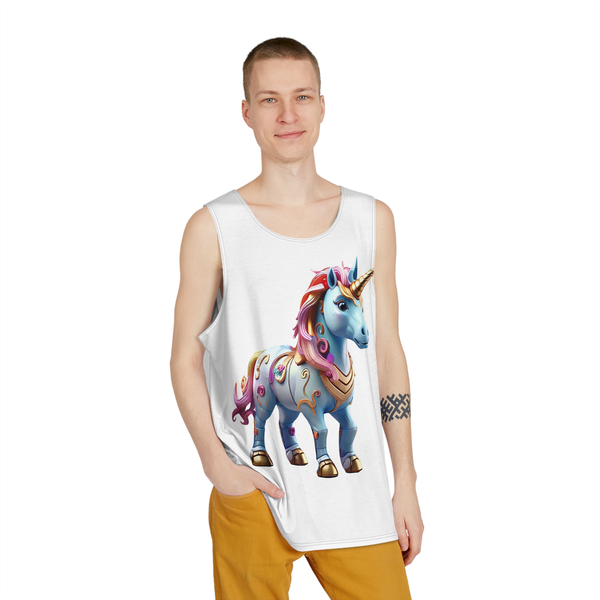 Unicorns 233 Mens Tank Aop - Image 3