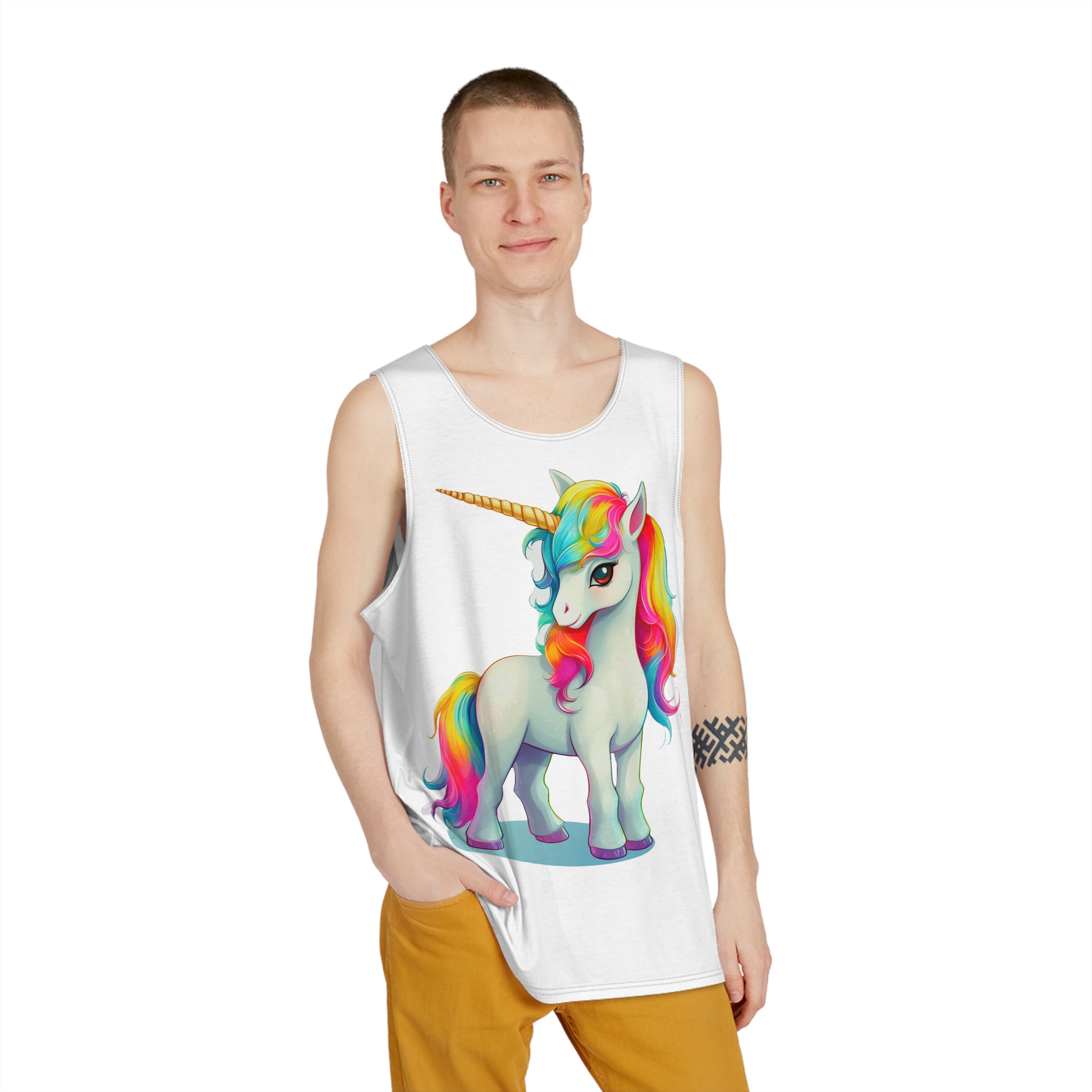 Unicorns 313 Mens Tank Aop - Image 3