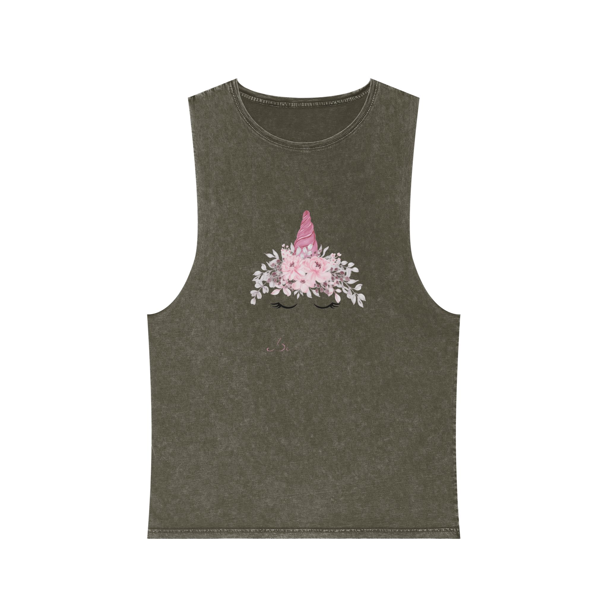 Unicorn V534 Unisex Stonewash Tank Top - Image 5
