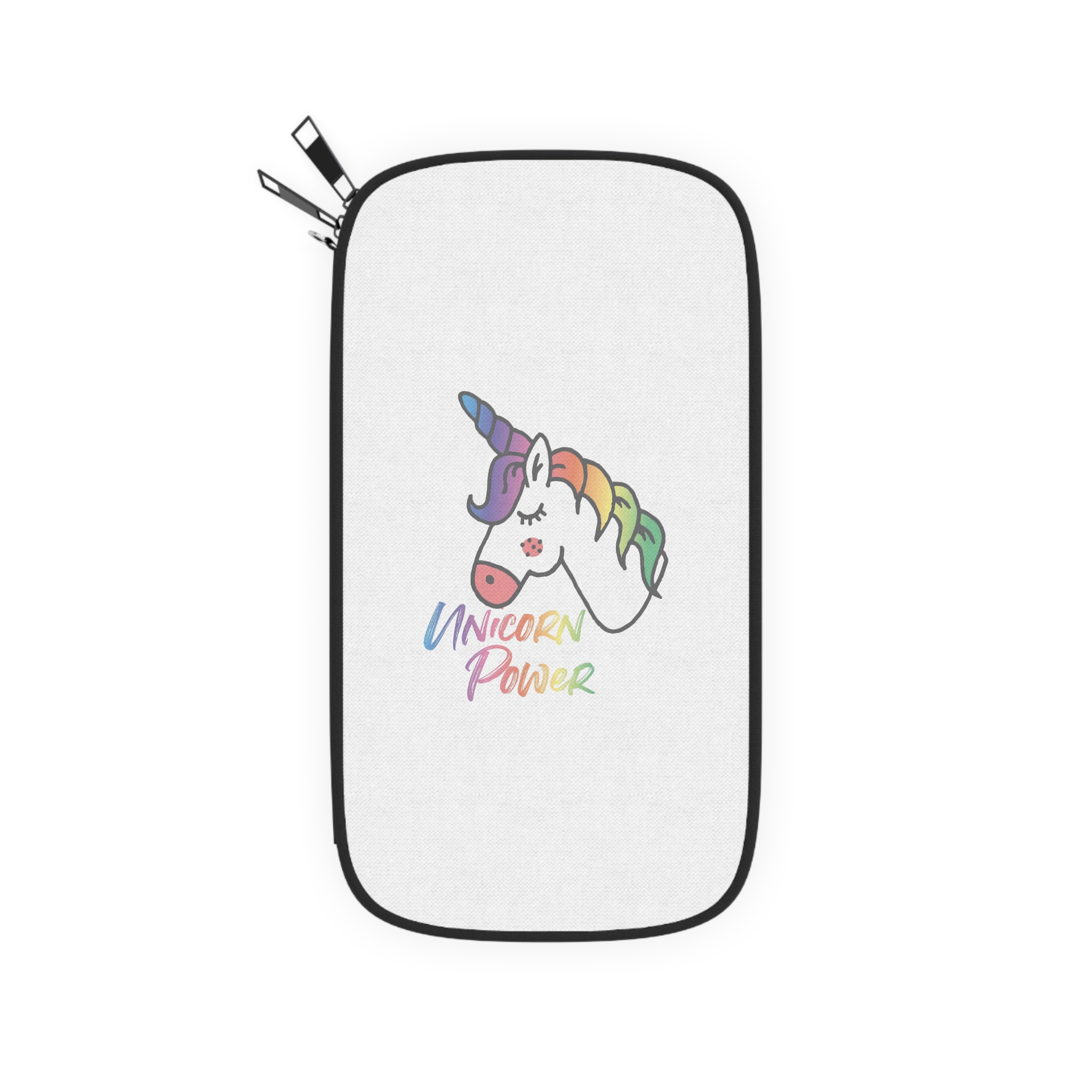 Cute Magical Unicorn Hand Drawn Illustration Passport Wallet - Image 2