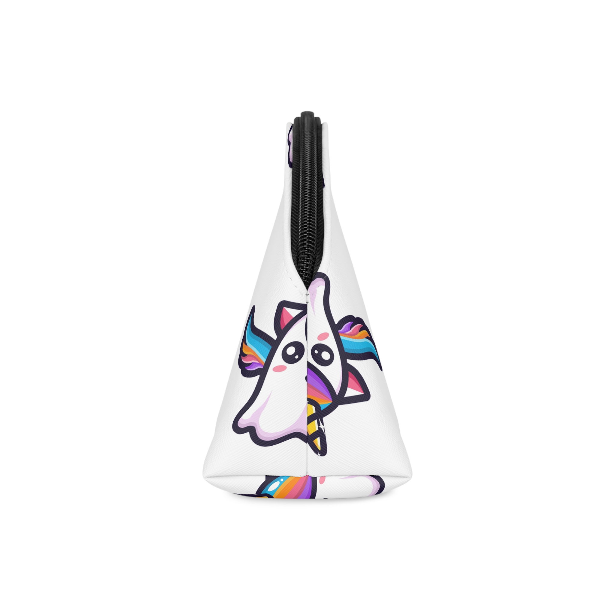 Cute Unicorn Ghost Character Design Makeup Bag - Image 4