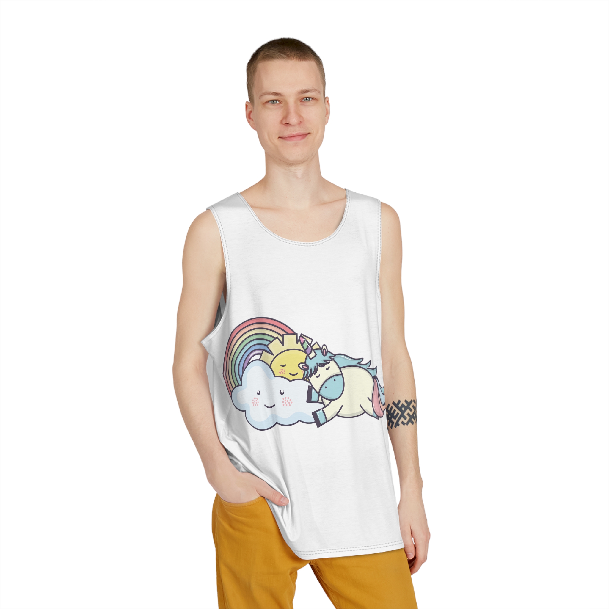 Unicorns 120 Mens Tank Aop - Image 3