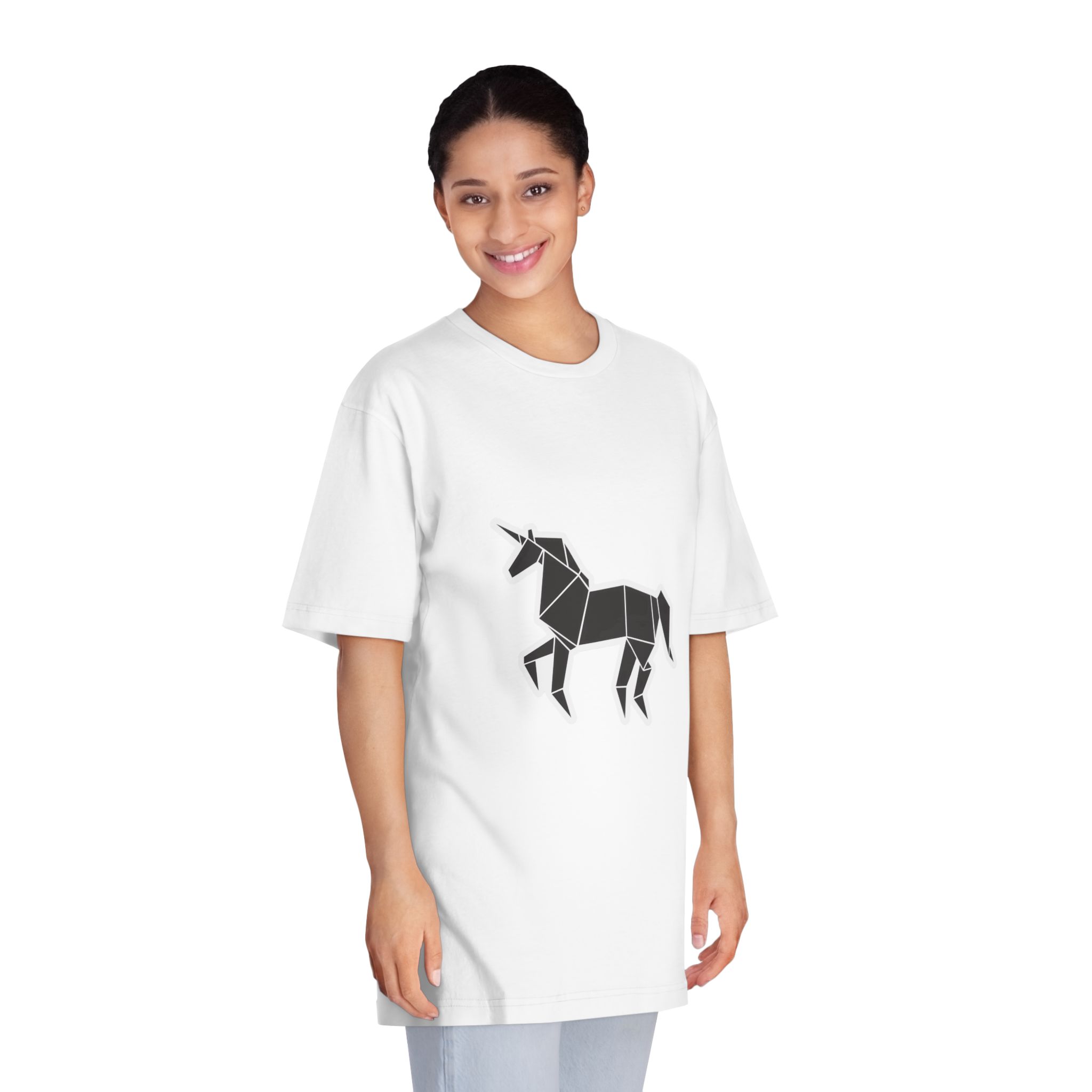 Unicorn V598 Unisex Classic Crewneck T Shirt - Image 3