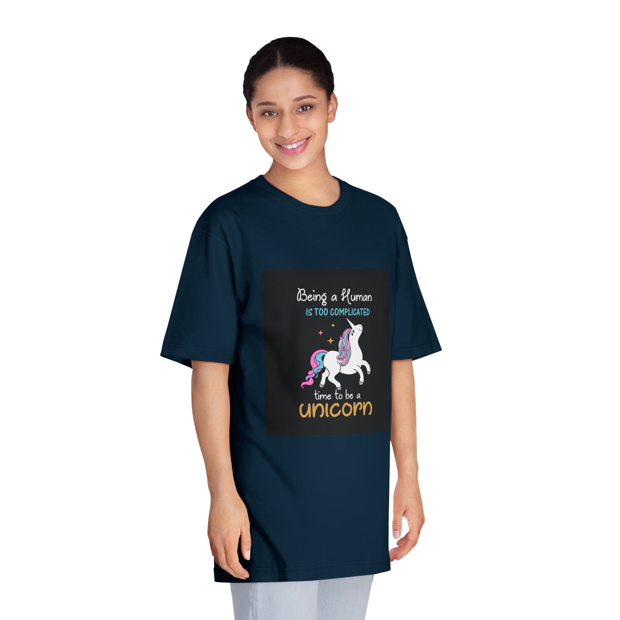 Unicorn 1 2 Unisex Classic Crewneck T Shirt - Image 19