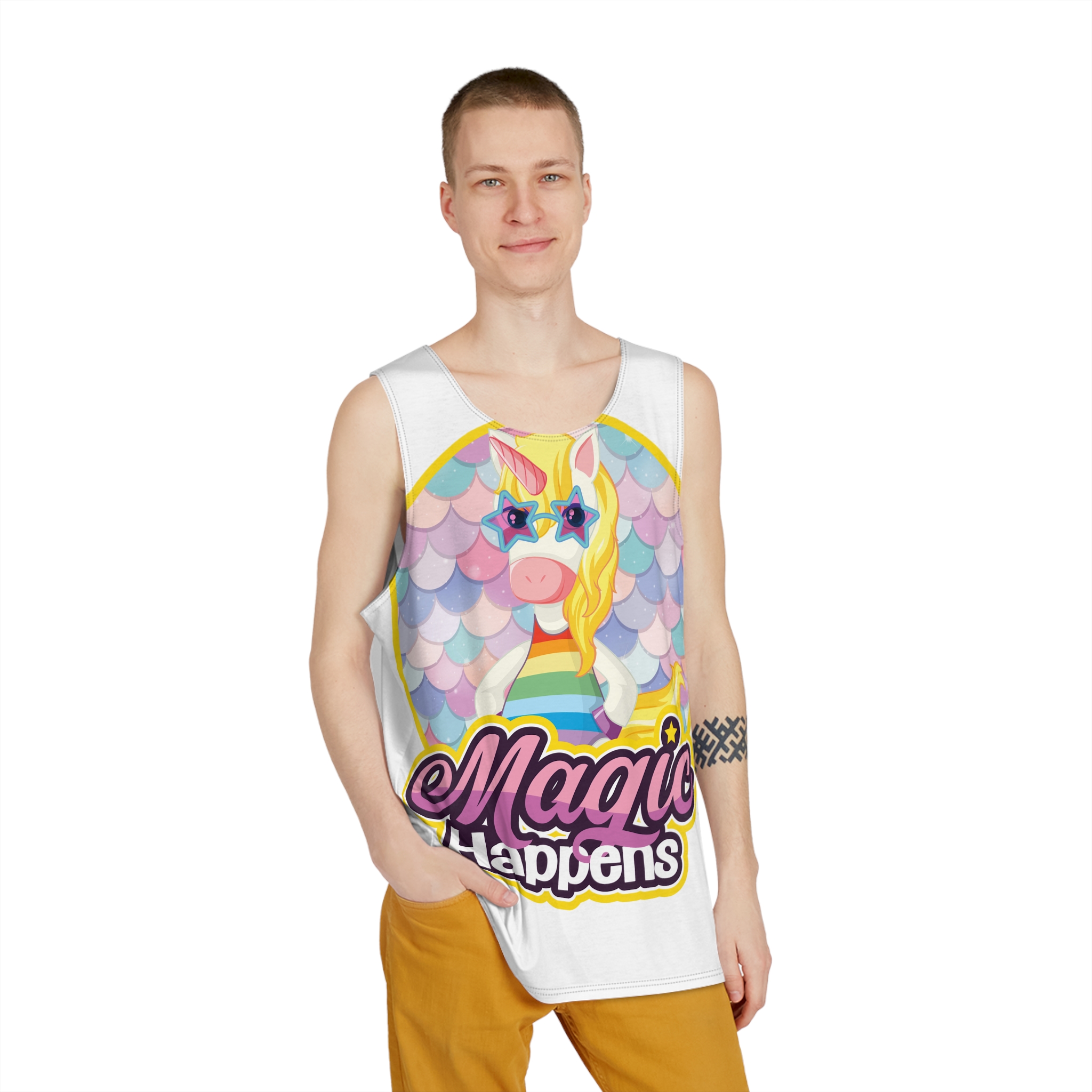 Unicorn V610 Mens Tank Aop - Image 3