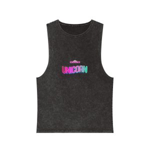 Unicorn Colors Unisex Stonewash Tank Top