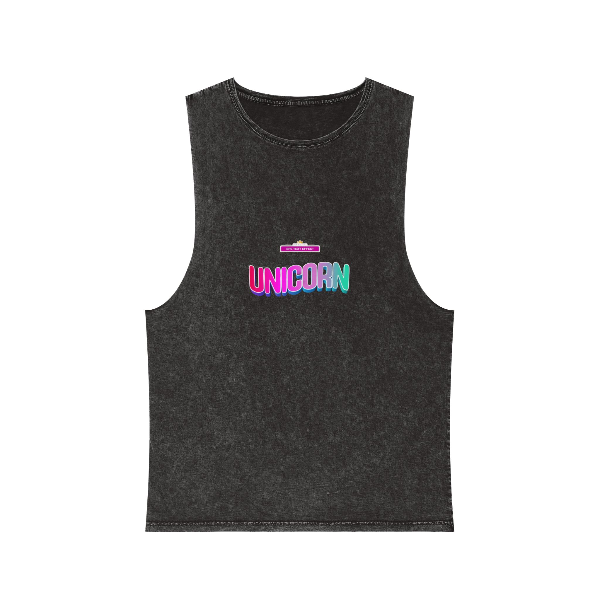 Unicorn Colors Unisex Stonewash Tank Top
