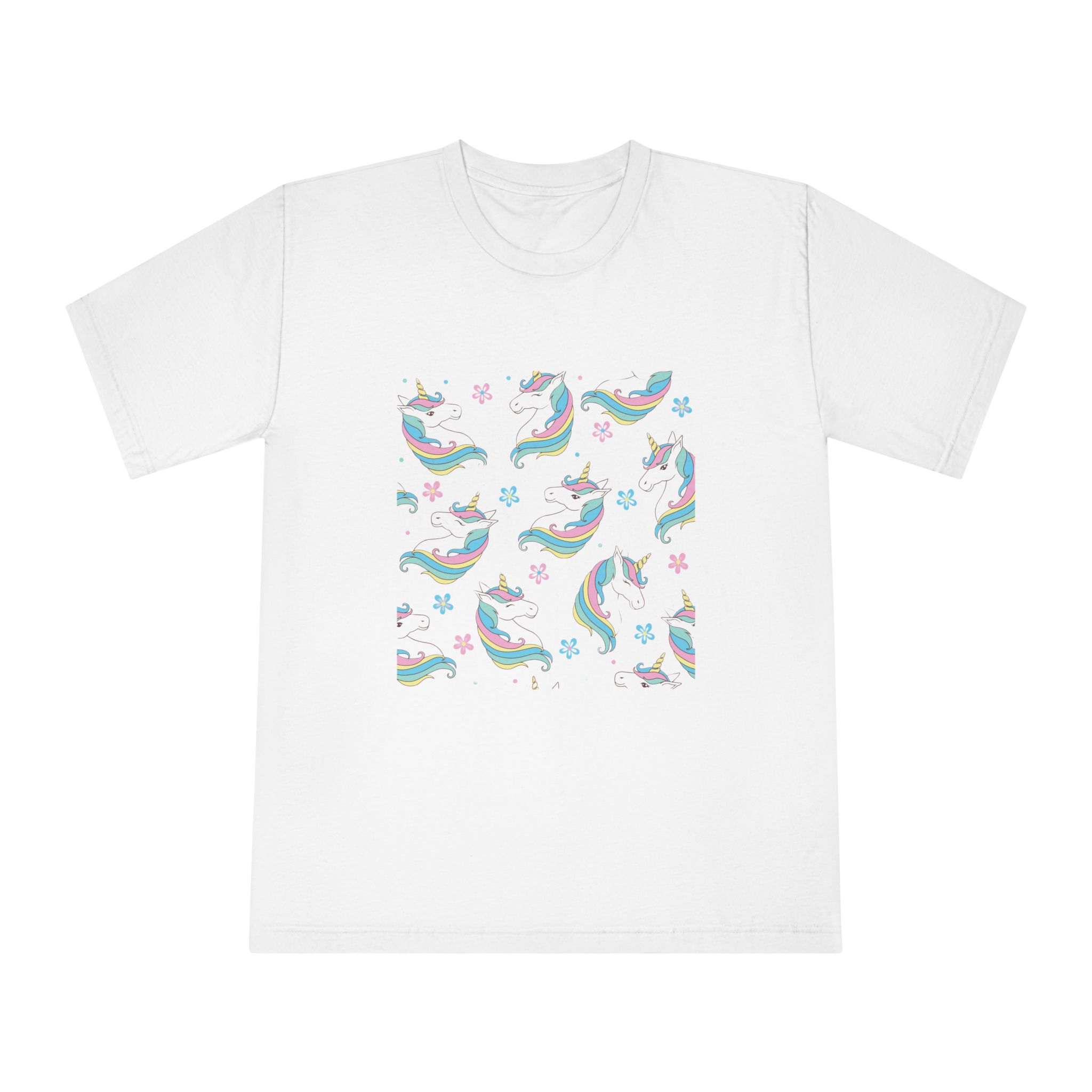 Unicorn Pattern Copia Unisex Classic Crewneck T Shirt