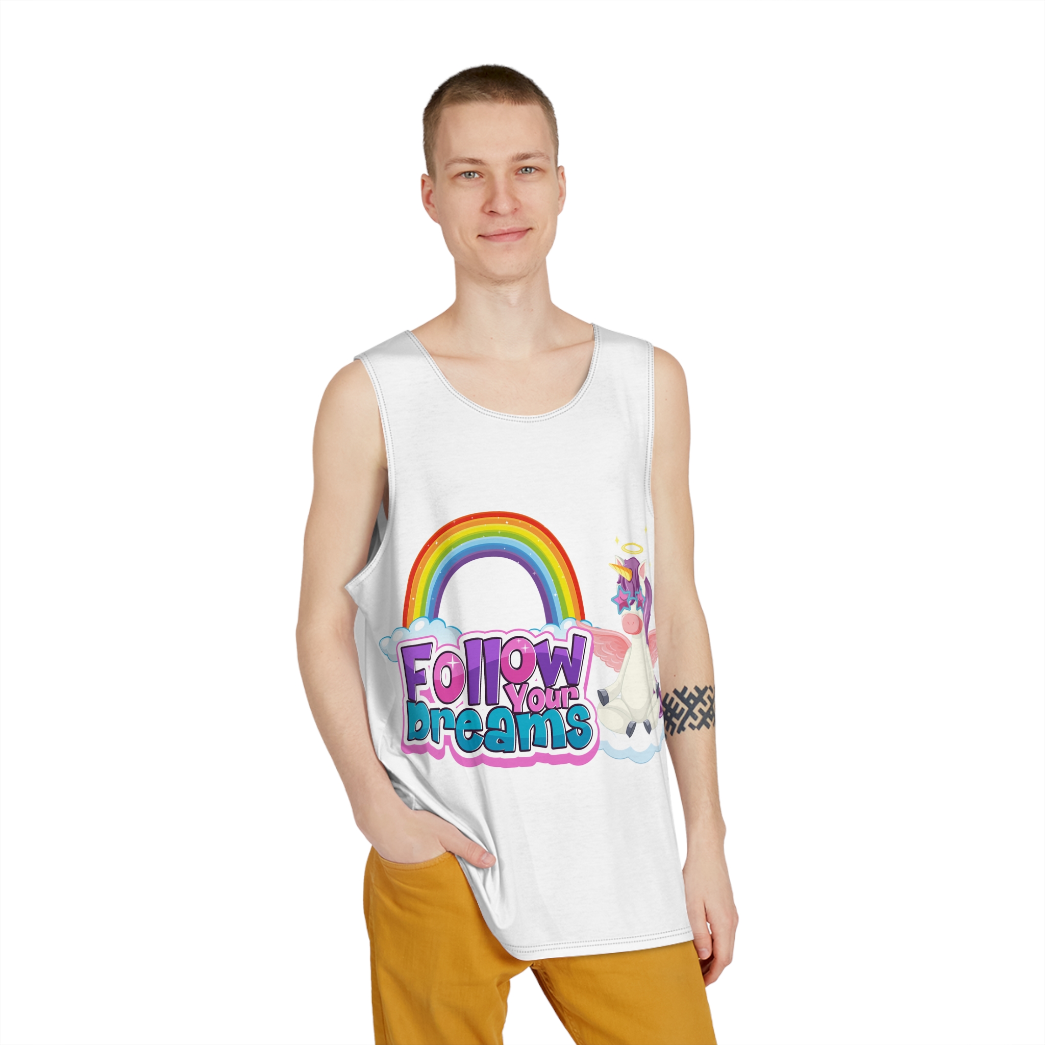 Unicorn V597 Mens Tank Aop - Image 3