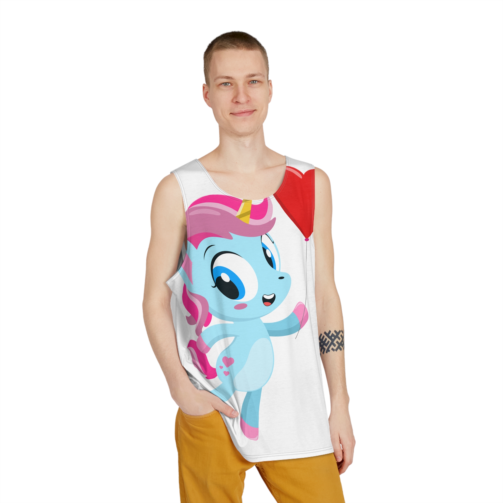 Unicorns 27 Mens Tank Aop - Image 3