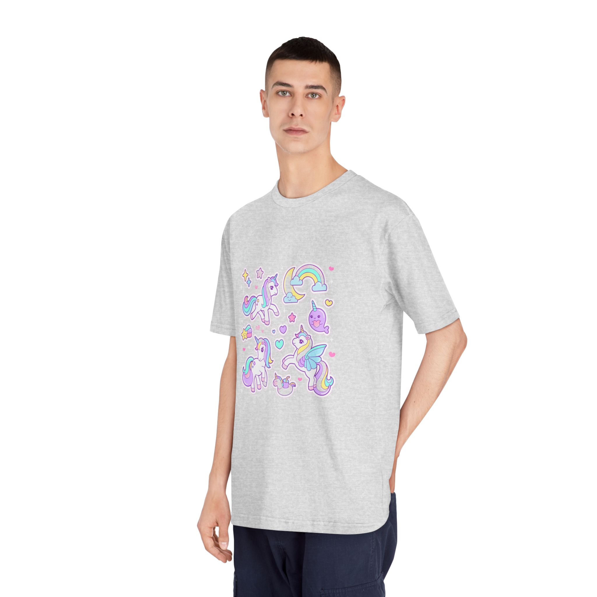 Unicorn V893 Unisex Classic Crewneck T Shirt - Image 16
