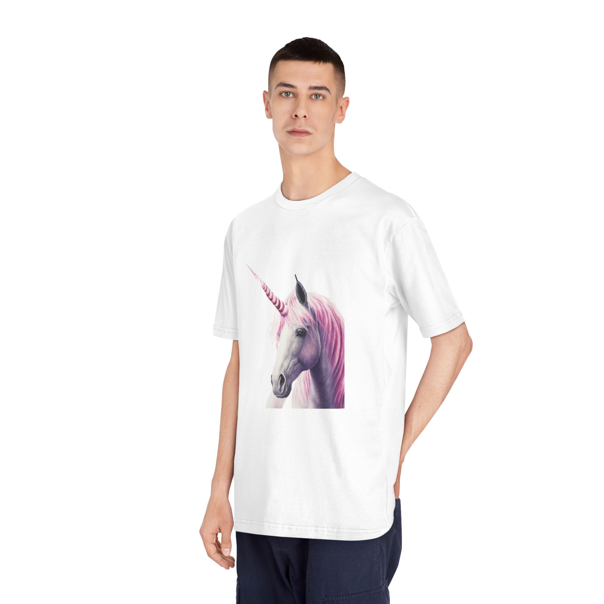 Unicorns 146 Unisex Classic Crewneck T Shirt - Image 4