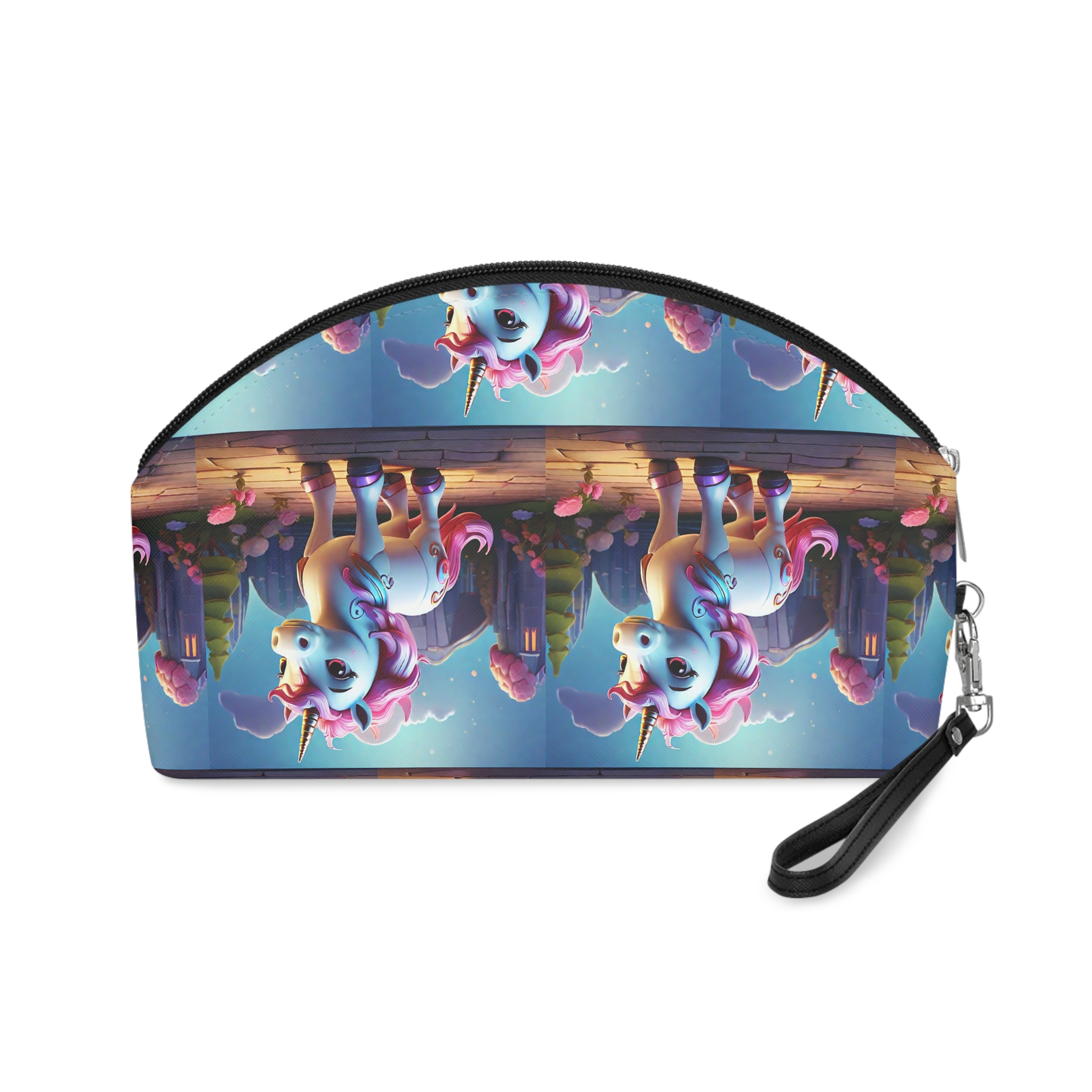Animated Unicorn Children Generated By Ai (2) Makeup Bag - Image 2