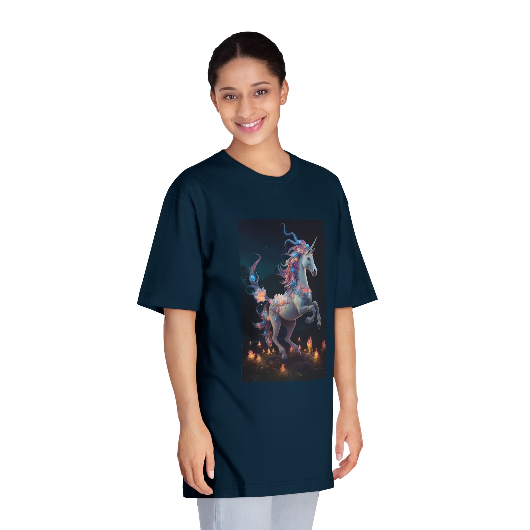 Magical Mythical Unicorn Creature 4 Unisex Classic Crewneck T Shirt - Image 19