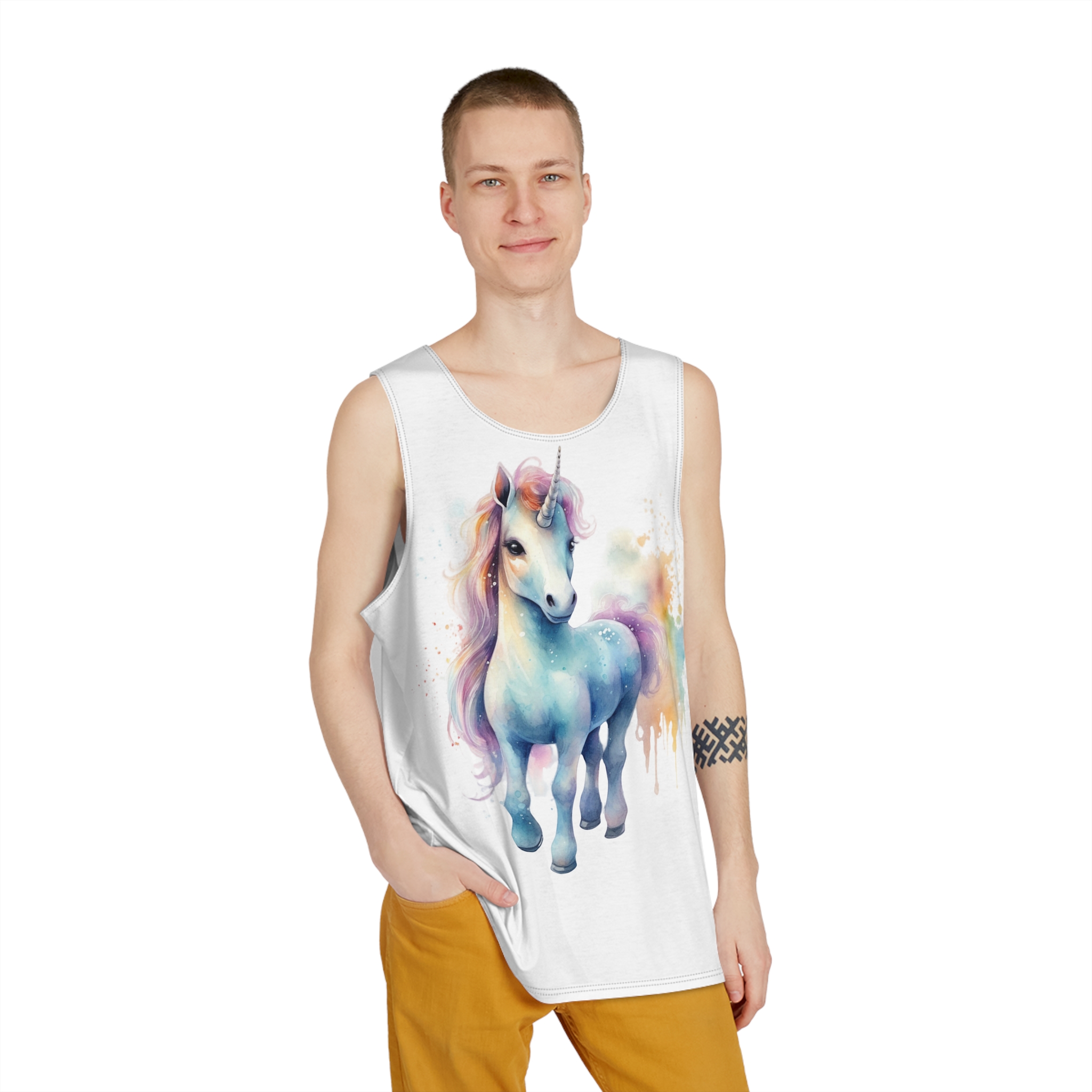 Unicorns 220 Mens Tank Aop - Image 3
