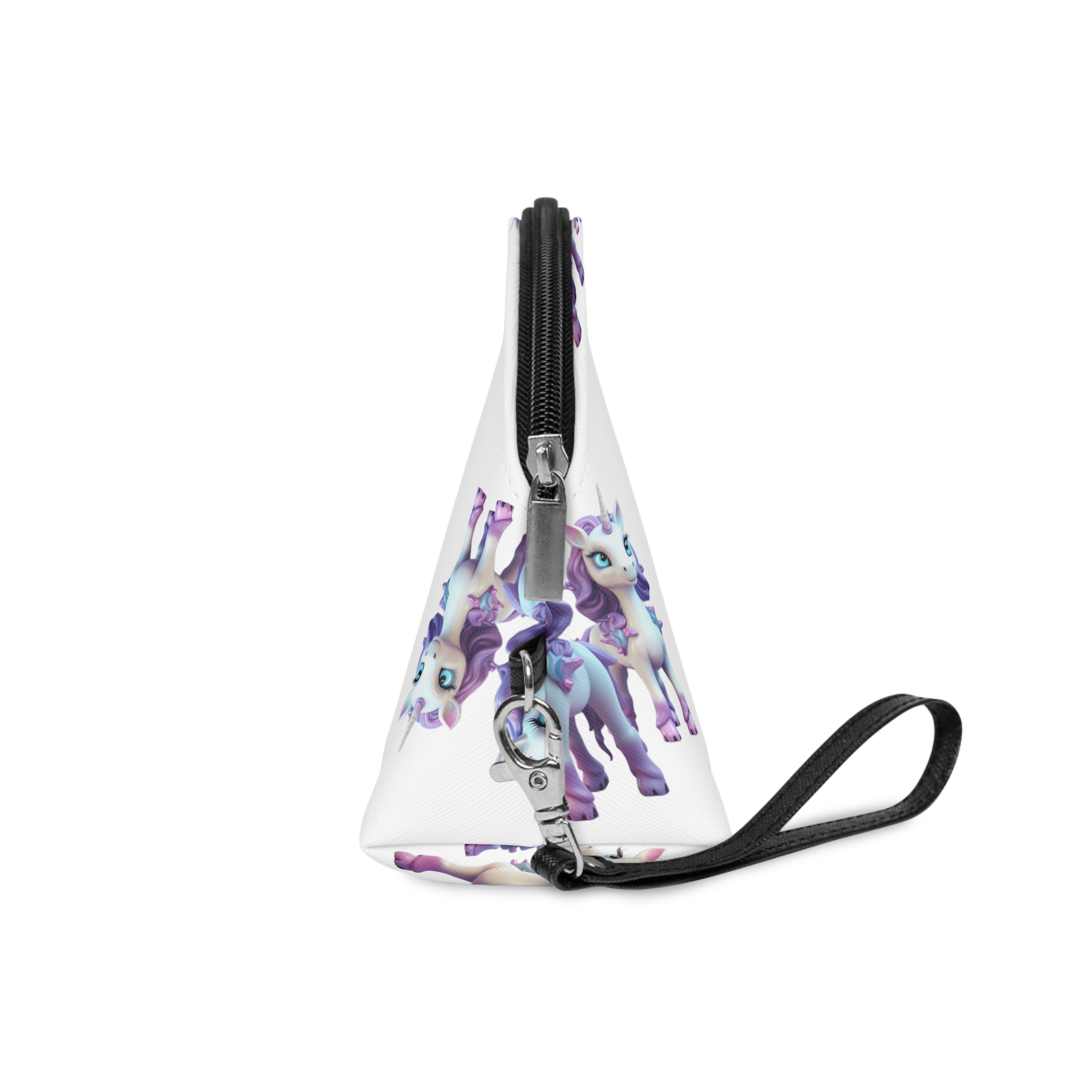 Mythical Unicorn Kids Figurine Style (2) Makeup Bag - Image 3