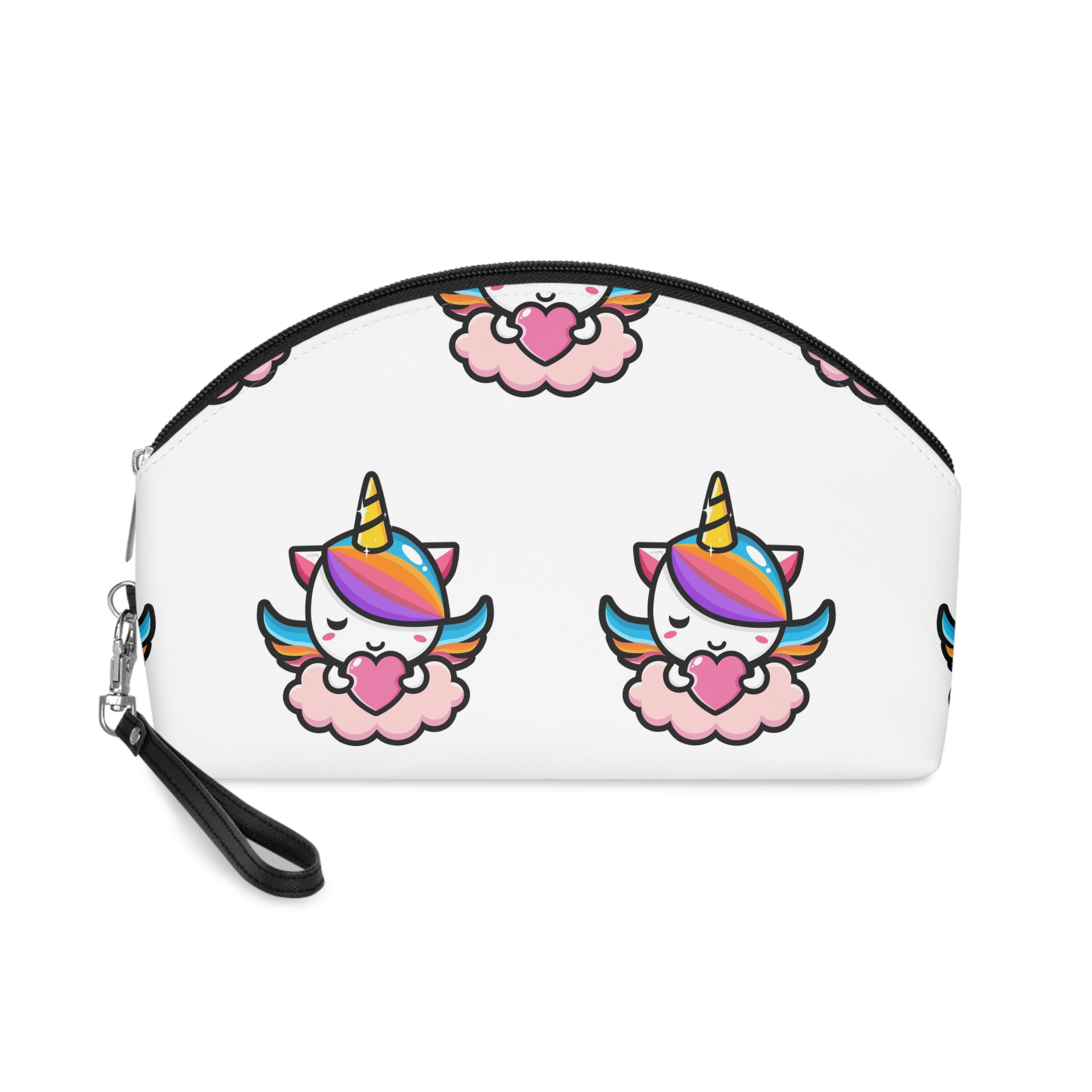 Cute Unicorn Mascot Design (6) Makeup Bag