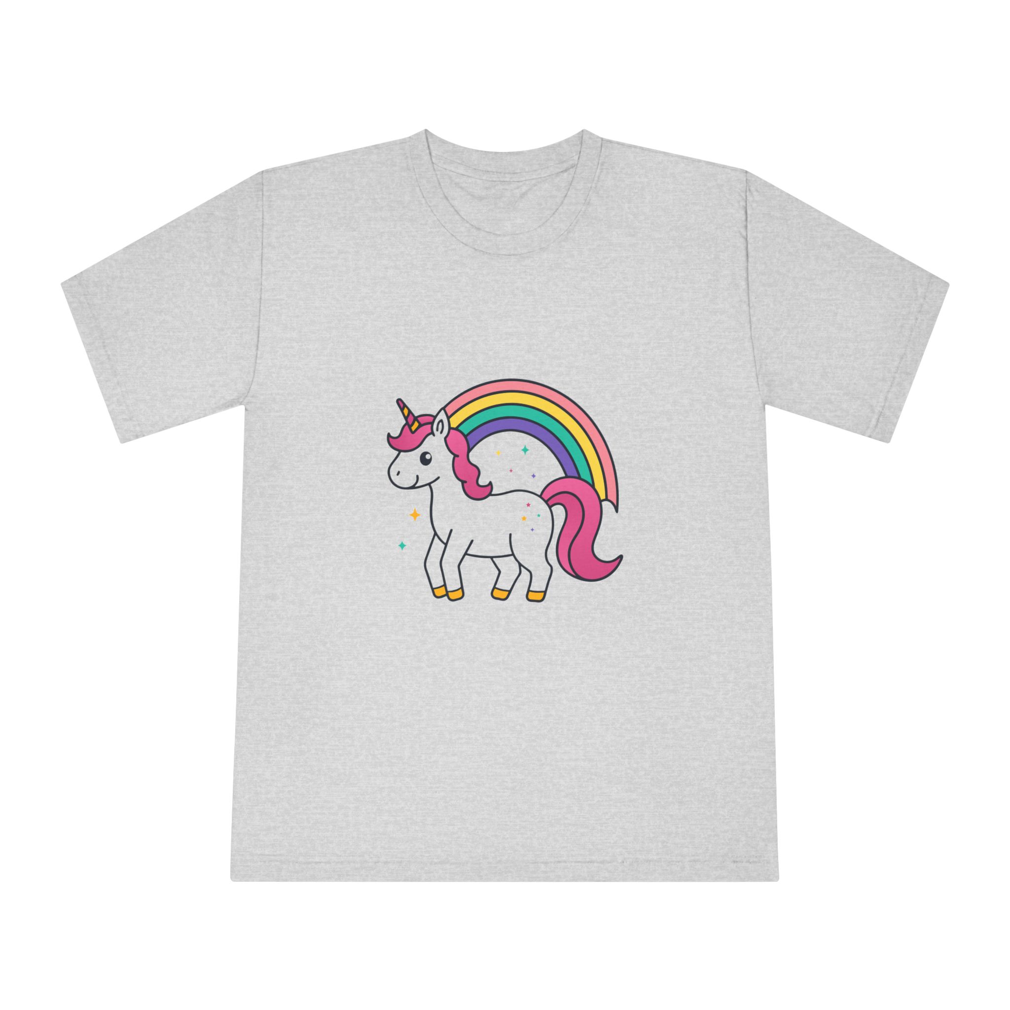 Unicorn Coloring Page Hand Drawing Illustration Children Unisex Classic Crewneck T Shirt - Image 13