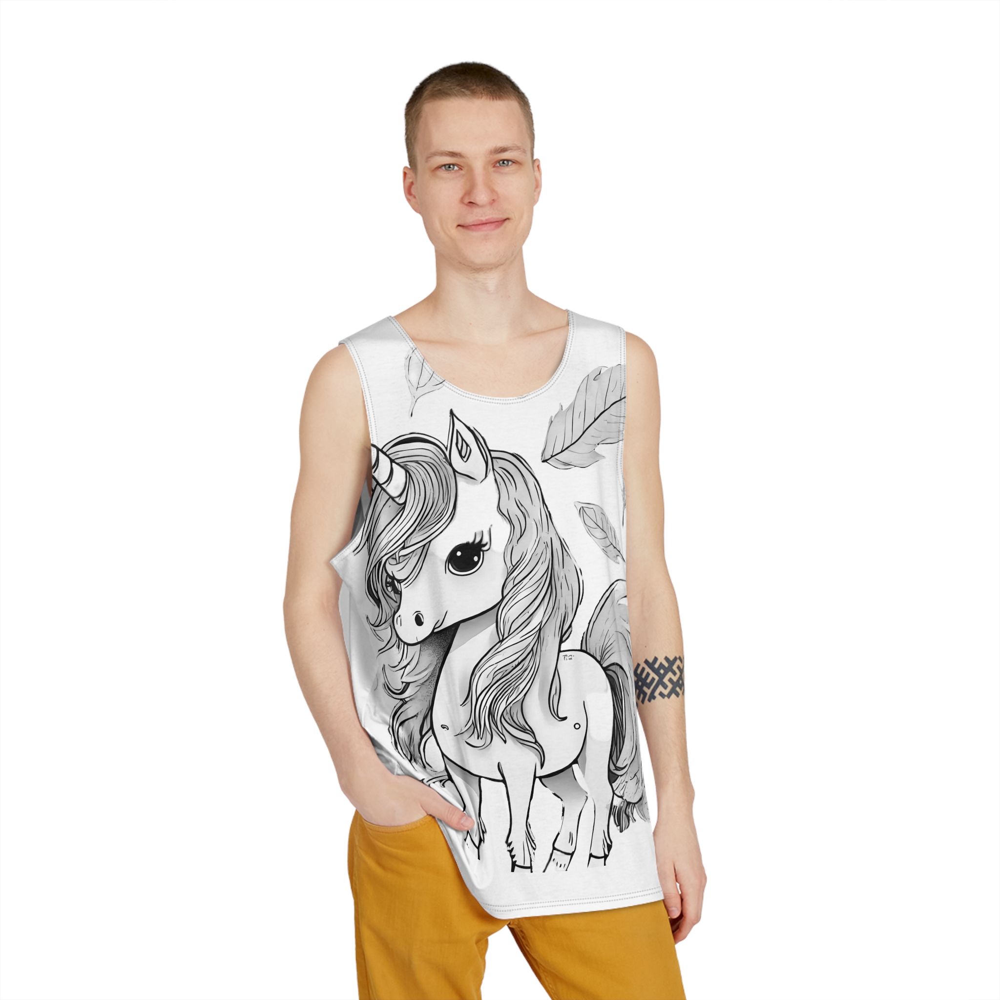 Unicorns 228 Mens Tank Aop - Image 3