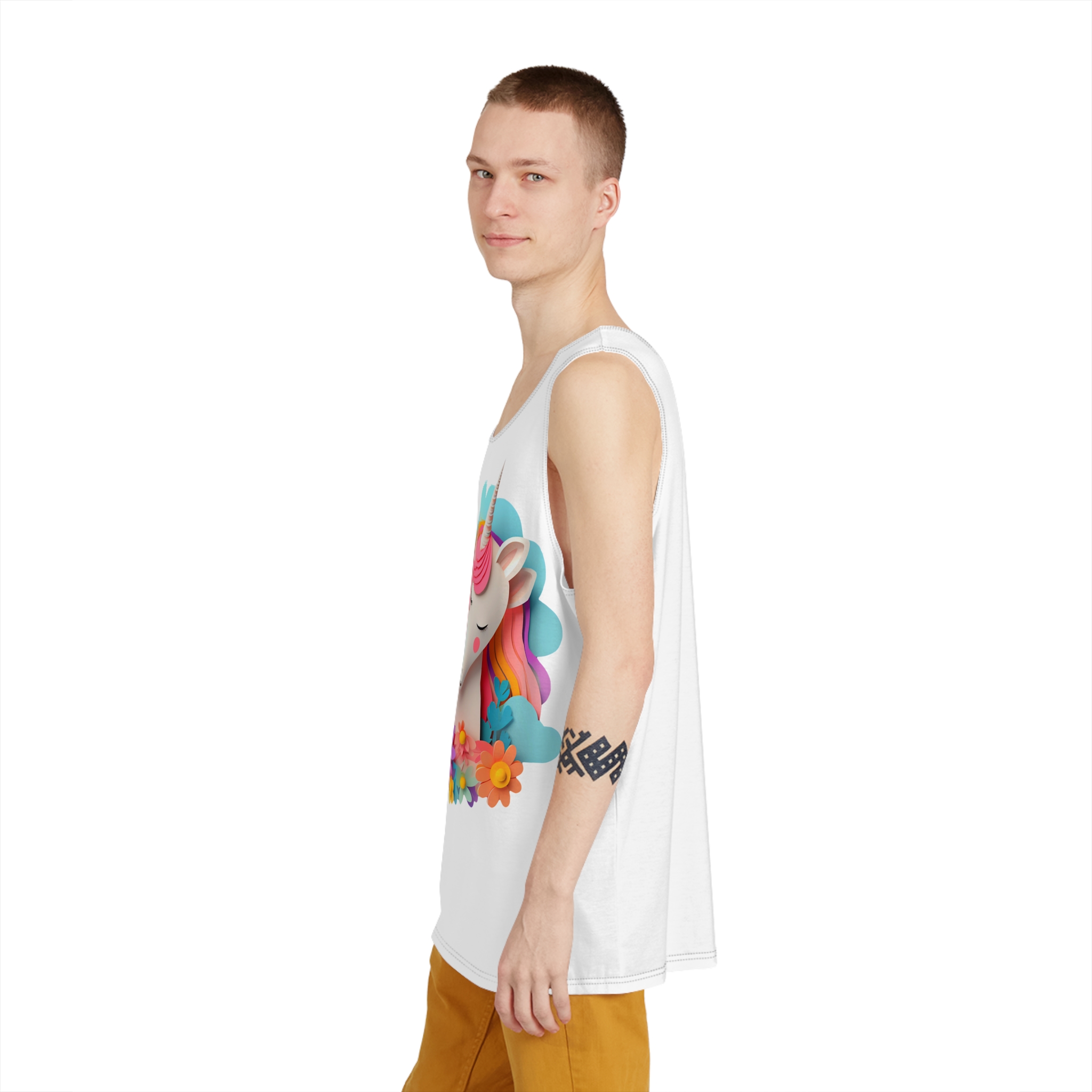 Unicorns 375 Mens Tank Aop