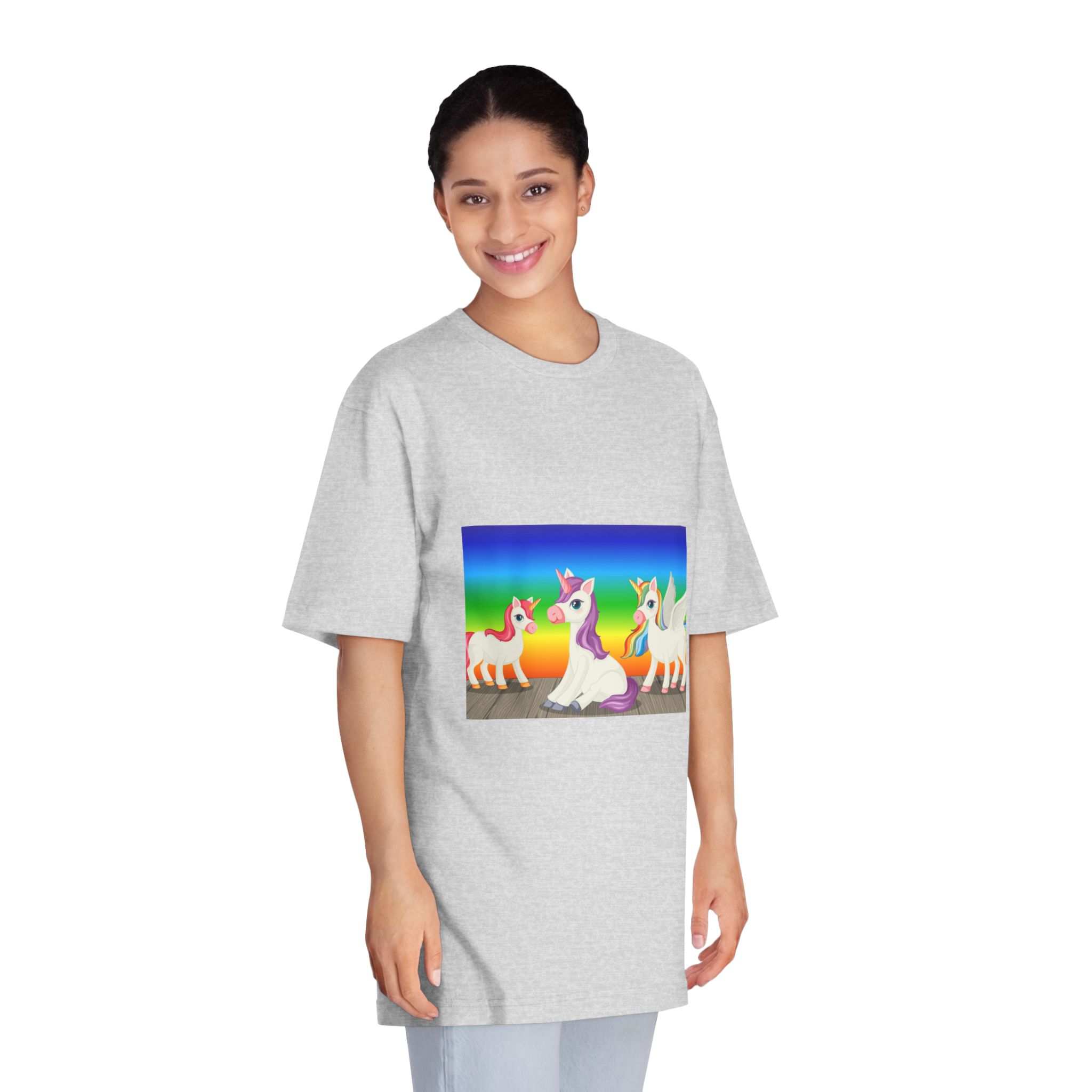 Unicorn V711 Unisex Classic Crewneck T Shirt - Image 15
