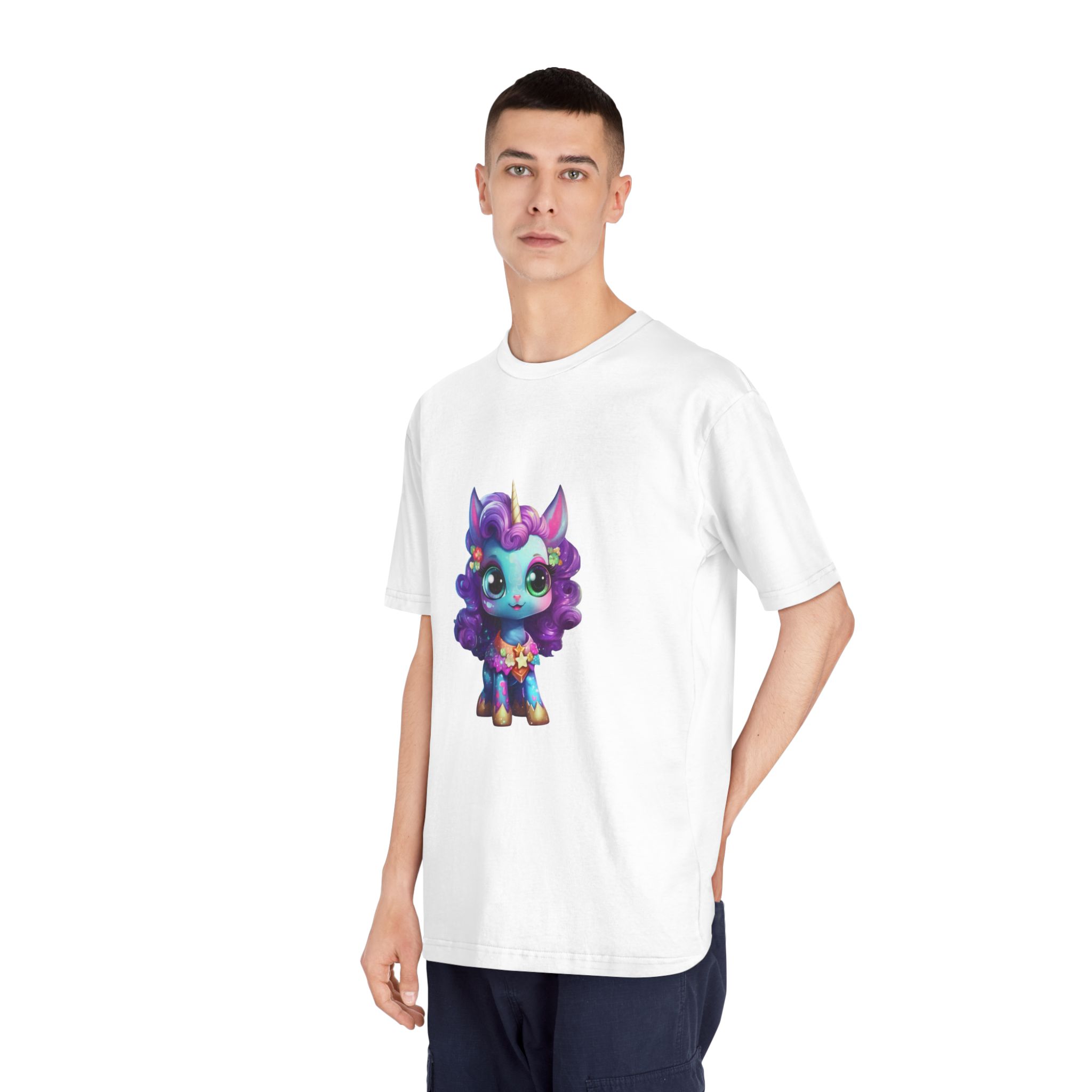 Unicorns 134 Unisex Classic Crewneck T Shirt - Image 4