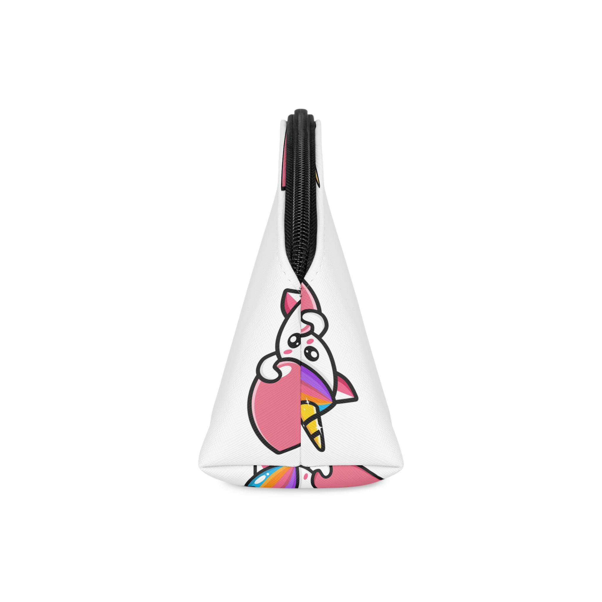Cute Unicorn Mascot Design (7) Makeup Bag - Image 4