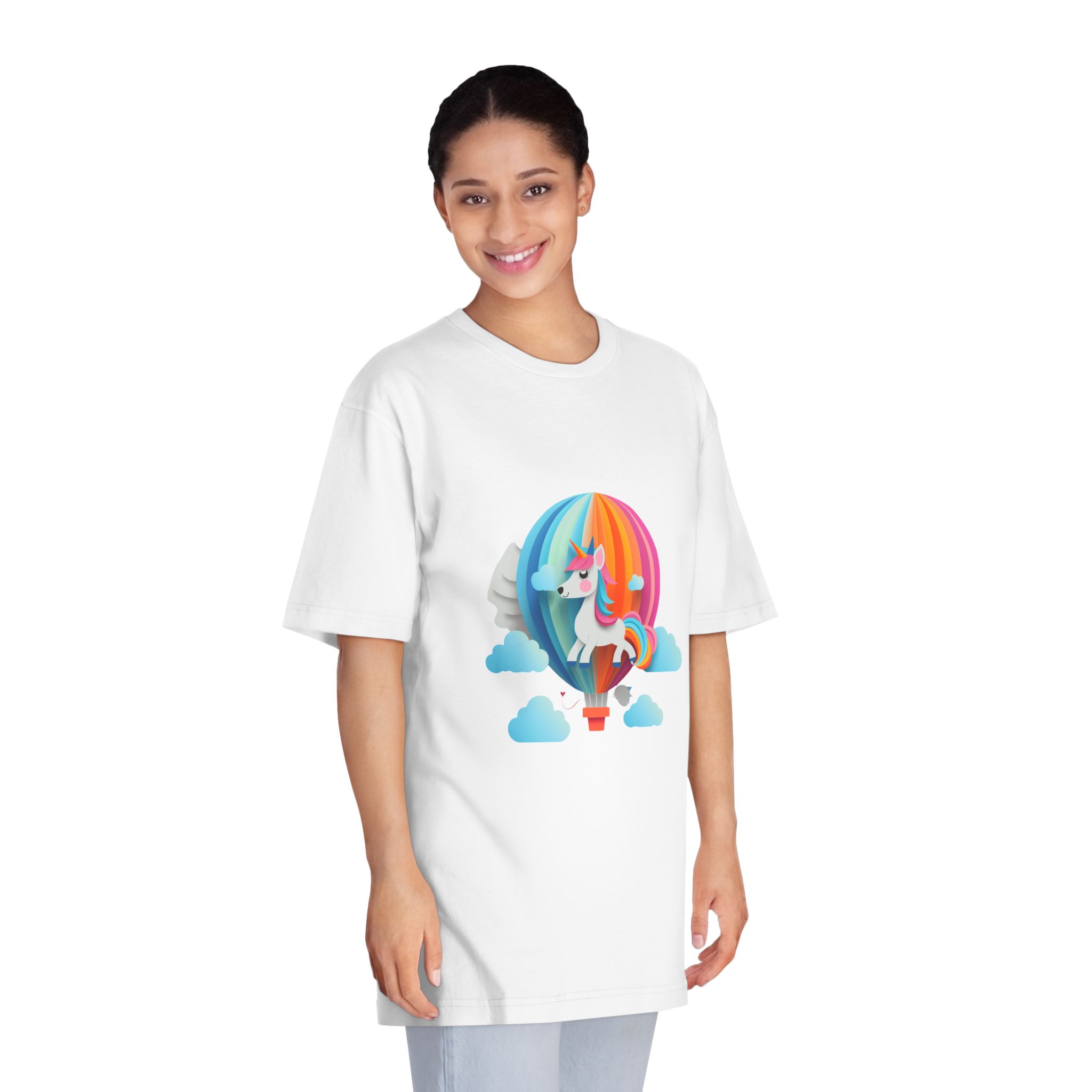 Unicorns 353 Unisex Classic Crewneck T Shirt - Image 3