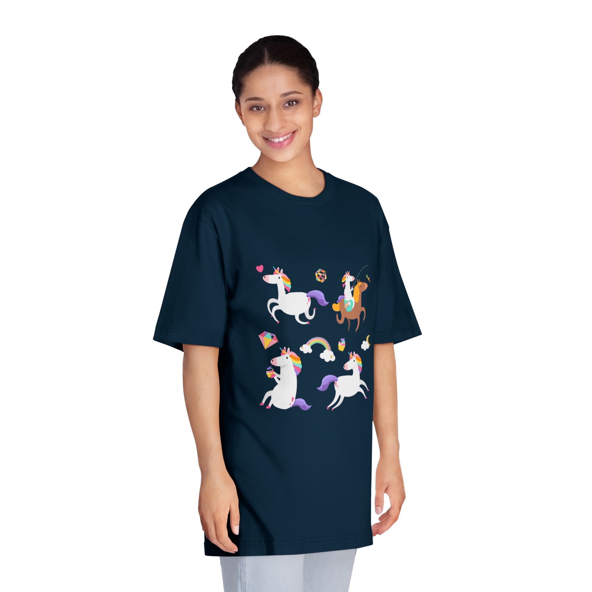 Unicorns 58 Unisex Classic Crewneck T Shirt - Image 19