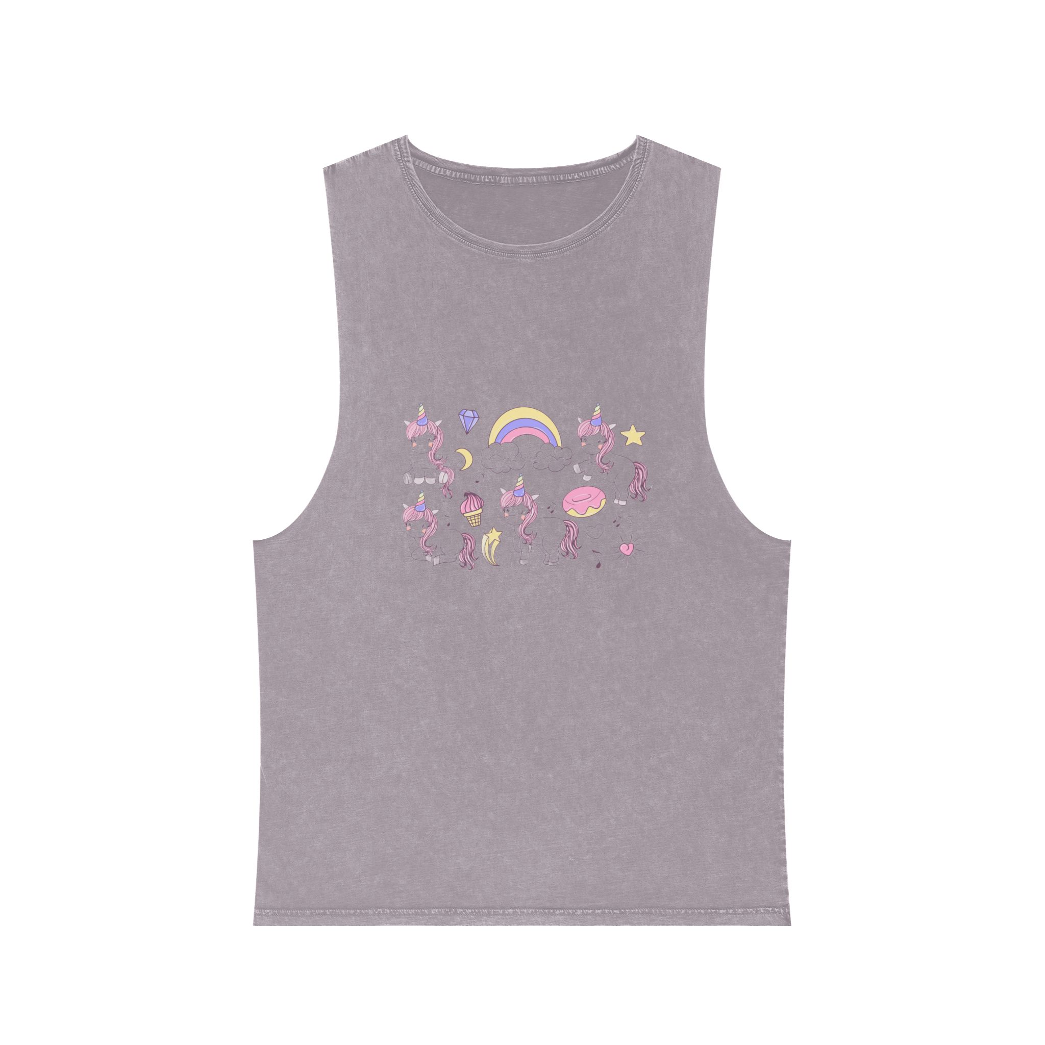 Unicorn V498 Unisex Stonewash Tank Top - Image 17