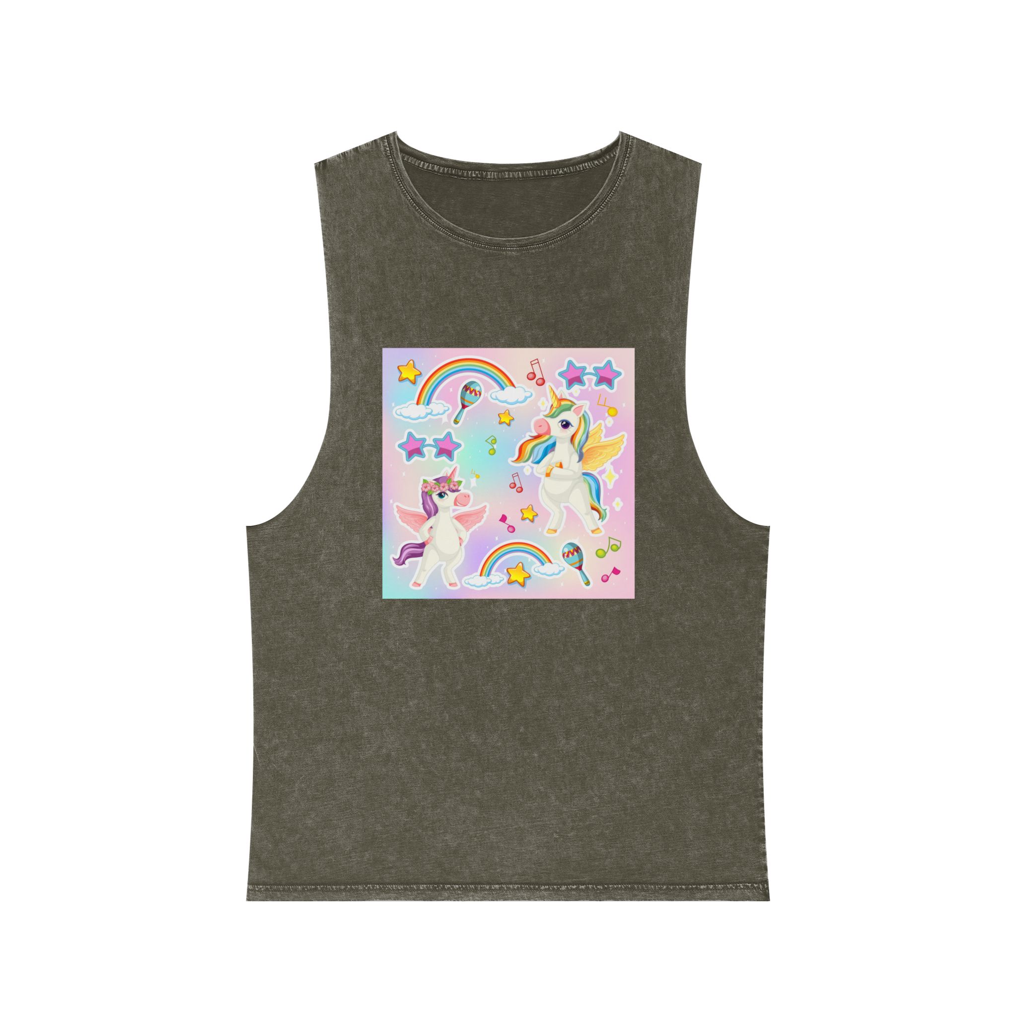 Unicorn V460 Unisex Stonewash Tank Top - Image 5